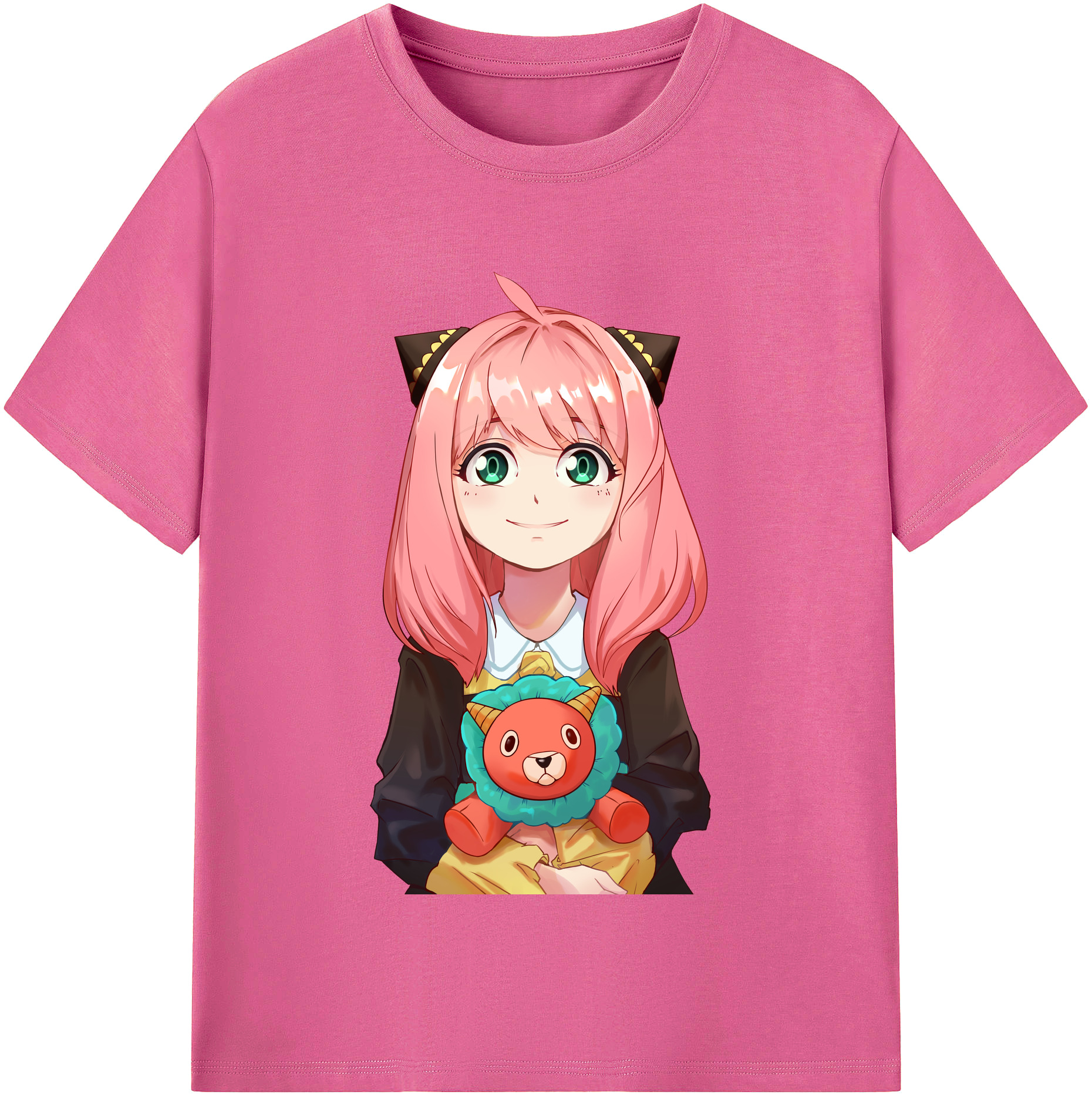 （画像用） SPY×FAMILY间谍家家酒 レディースカジュアルプリントTシャツ（綿100％）