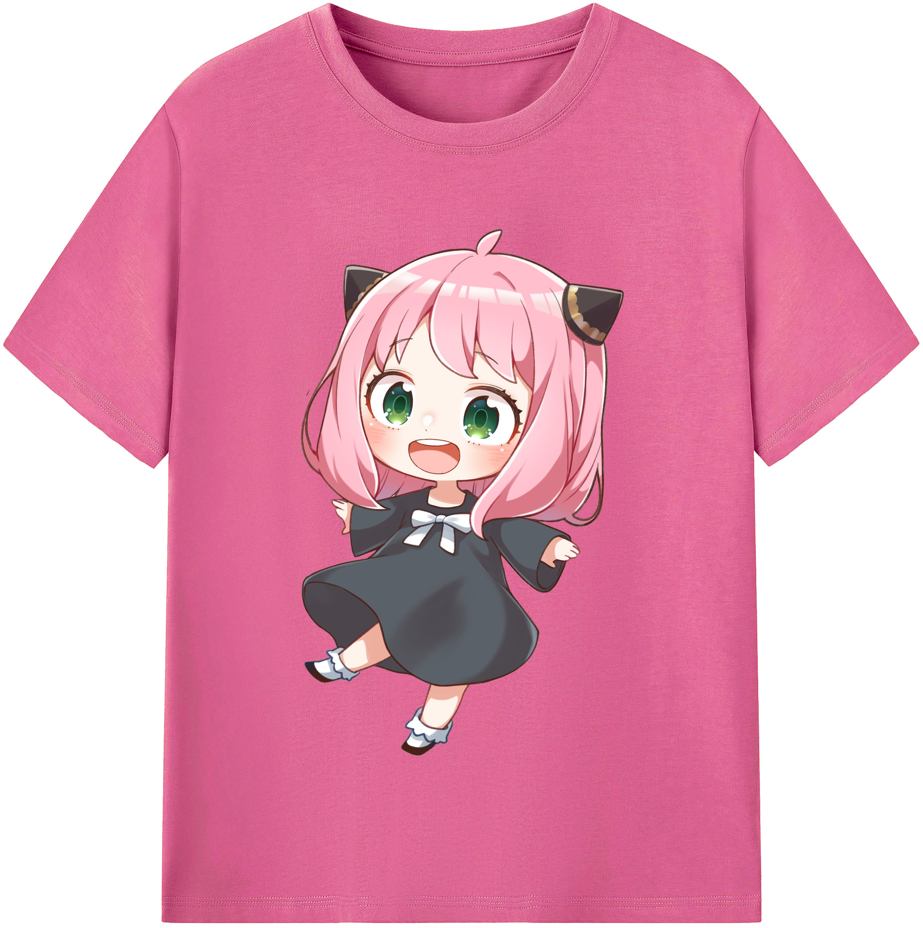 （画像用） SPY×FAMILY间谍家家酒 レディースカジュアルプリントTシャツ（綿100％）