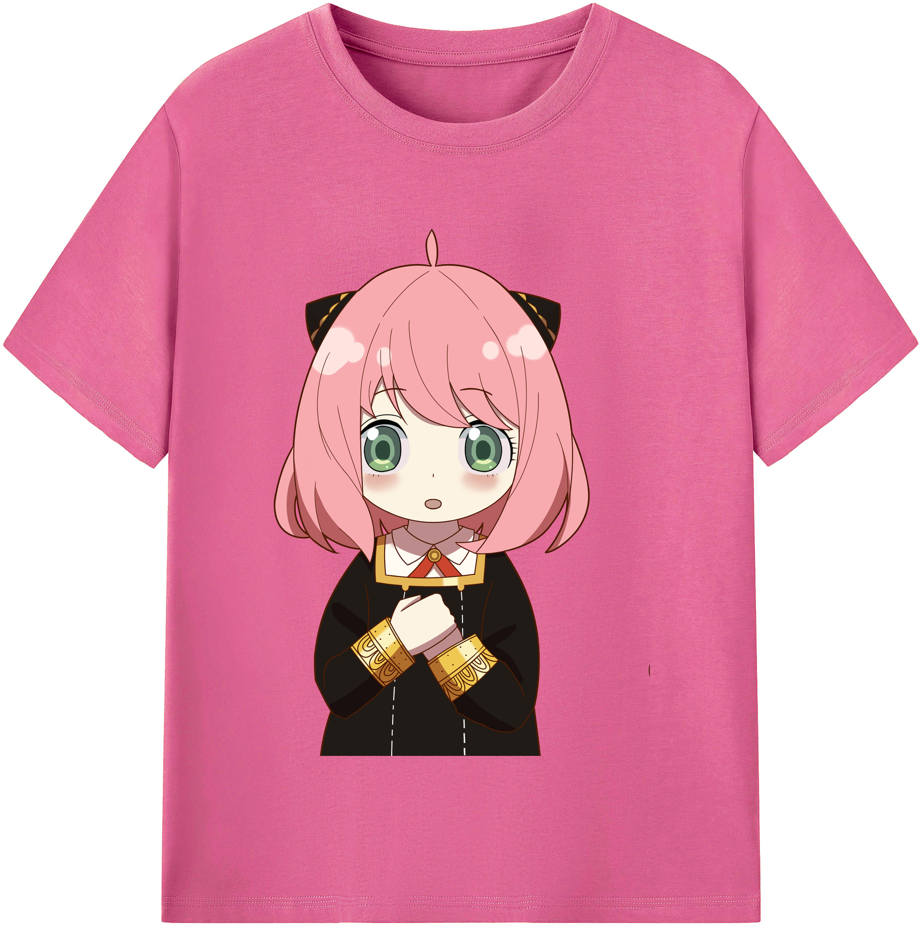 （画像用） SPY×FAMILY间谍家家酒 レディースカジュアルプリントTシャツ（綿100％）