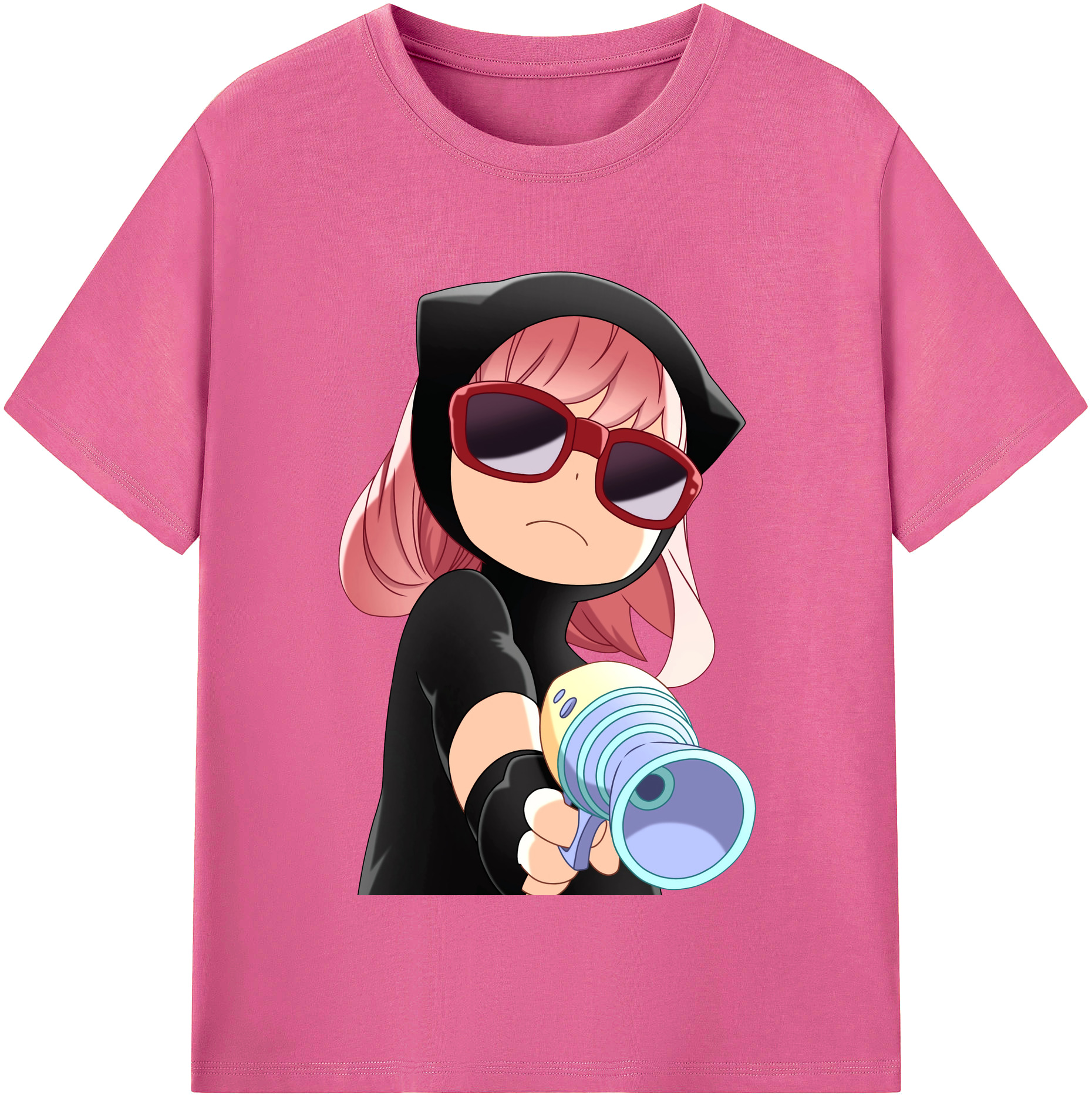 （画像用） SPY×FAMILY间谍家家酒 レディースカジュアルプリントTシャツ（綿100％）