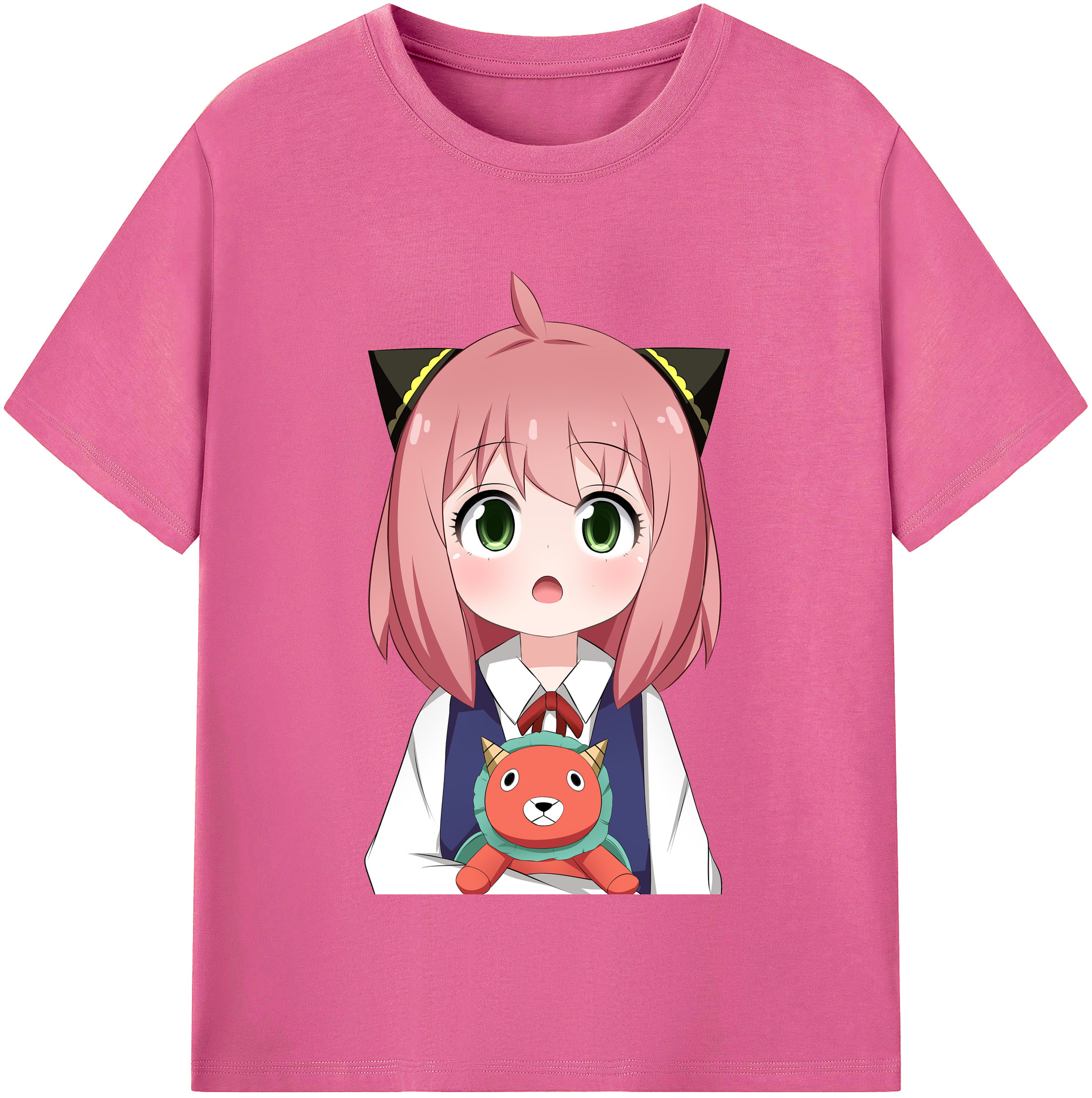 （画像用） SPY×FAMILY间谍家家酒 レディースカジュアルプリントTシャツ（綿100％）