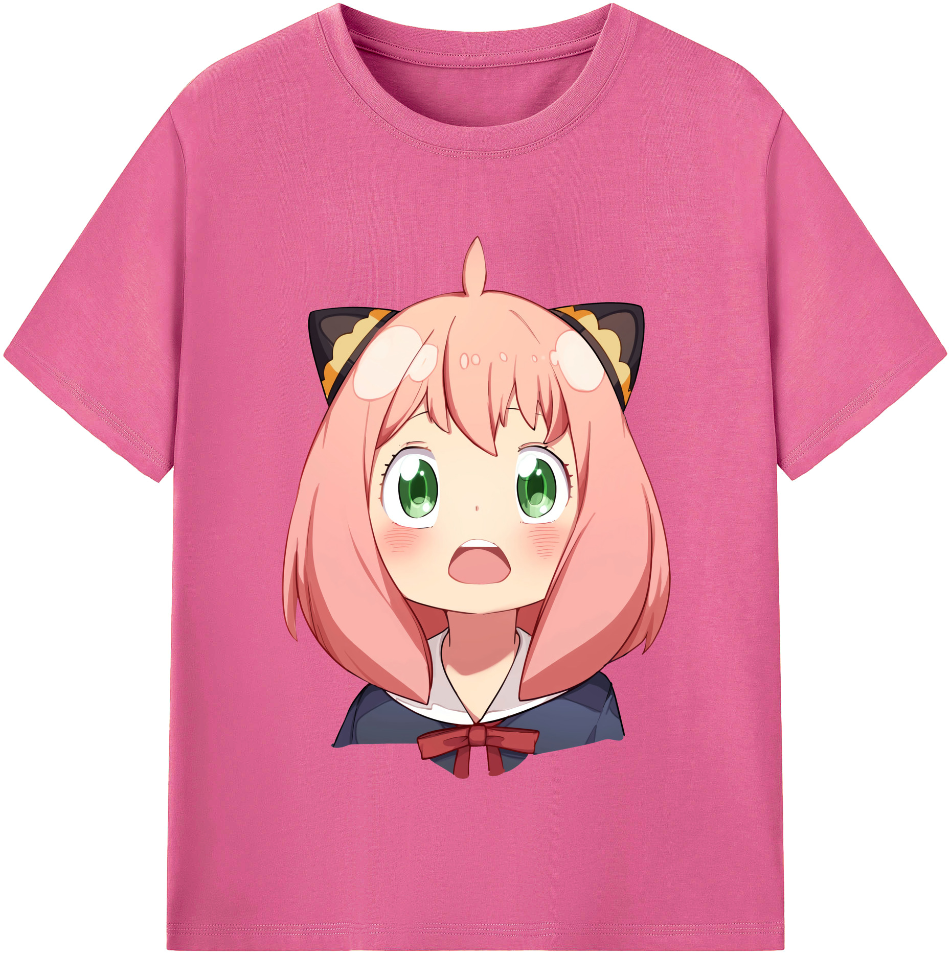 （画像用） SPY×FAMILY间谍家家酒 レディースカジュアルプリントTシャツ（綿100％）