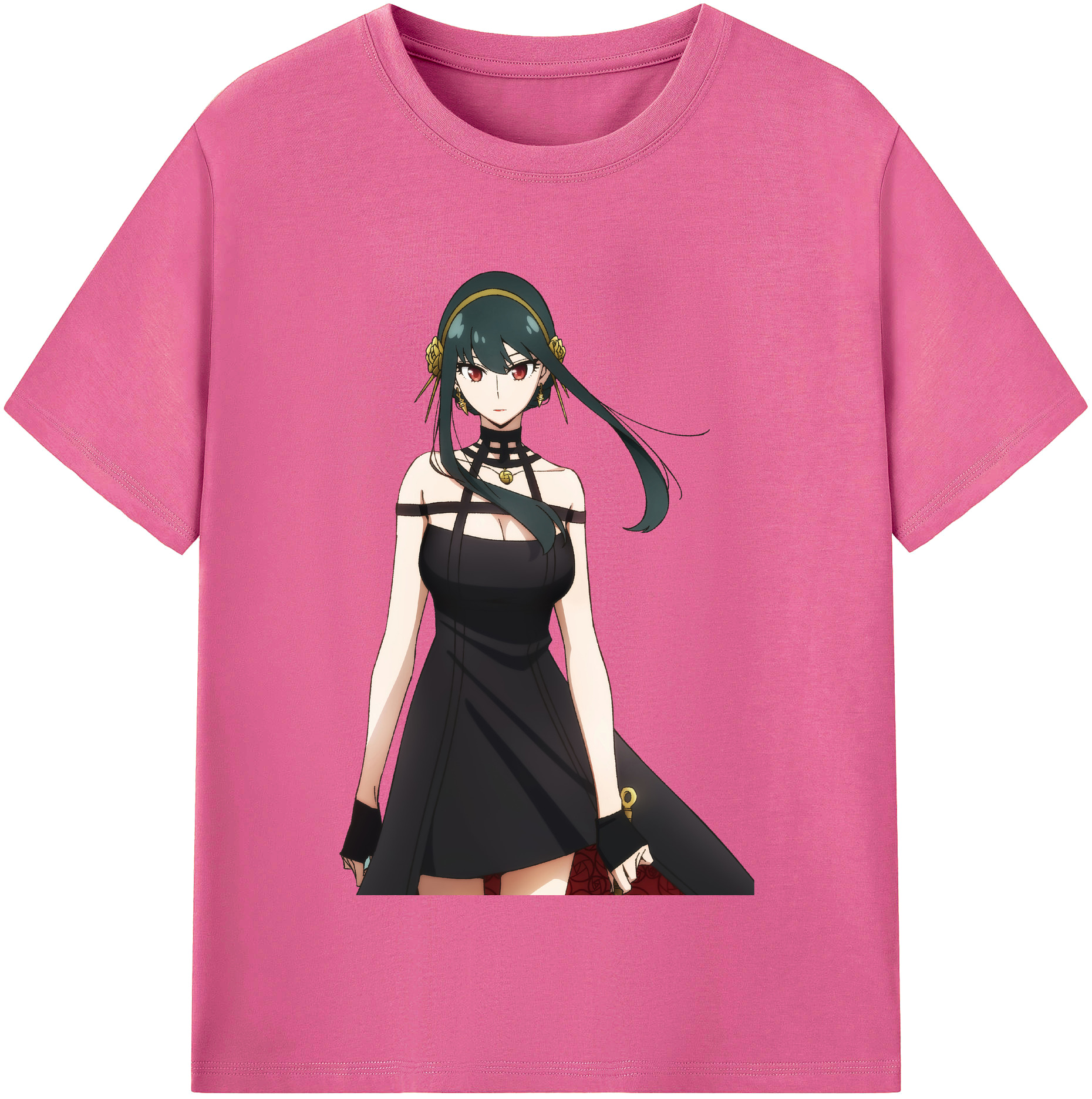 （画像用） SPY×FAMILY间谍家家酒 レディースカジュアルプリントTシャツ（綿100％）