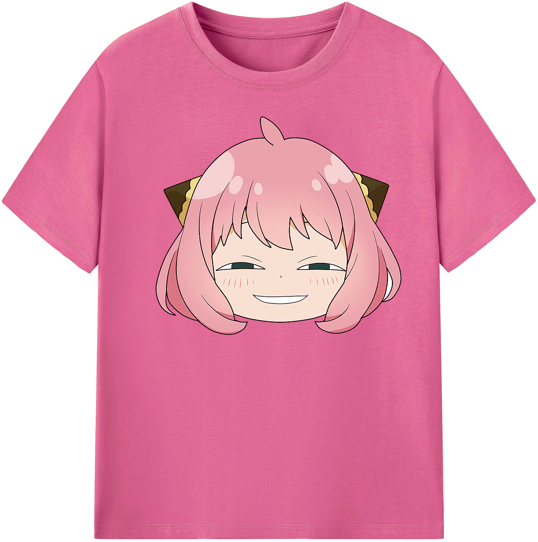 （画像用） SPY×FAMILY间谍家家酒 レディースカジュアルプリントTシャツ（綿100％）