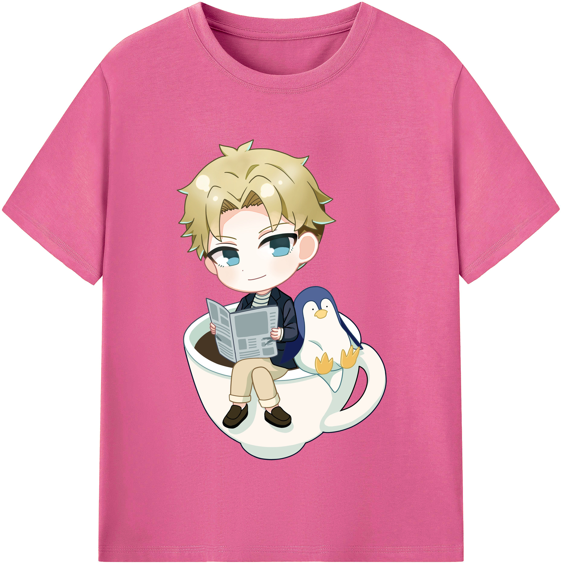 （画像用） SPY×FAMILY间谍家家酒 レディースカジュアルプリントTシャツ（綿100％）