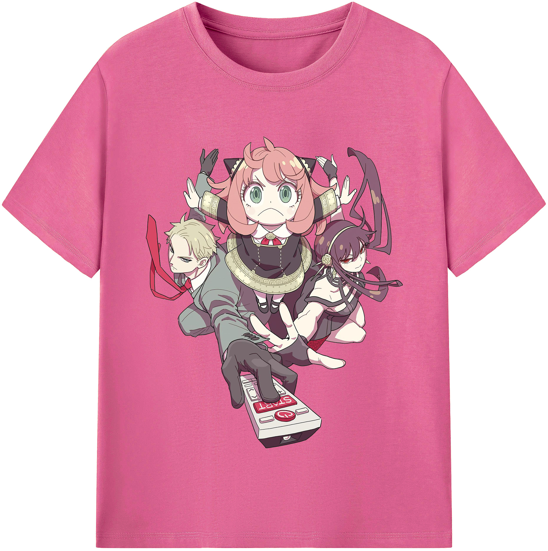 （画像用） SPY×FAMILY间谍家家酒 レディースカジュアルプリントTシャツ（綿100％）