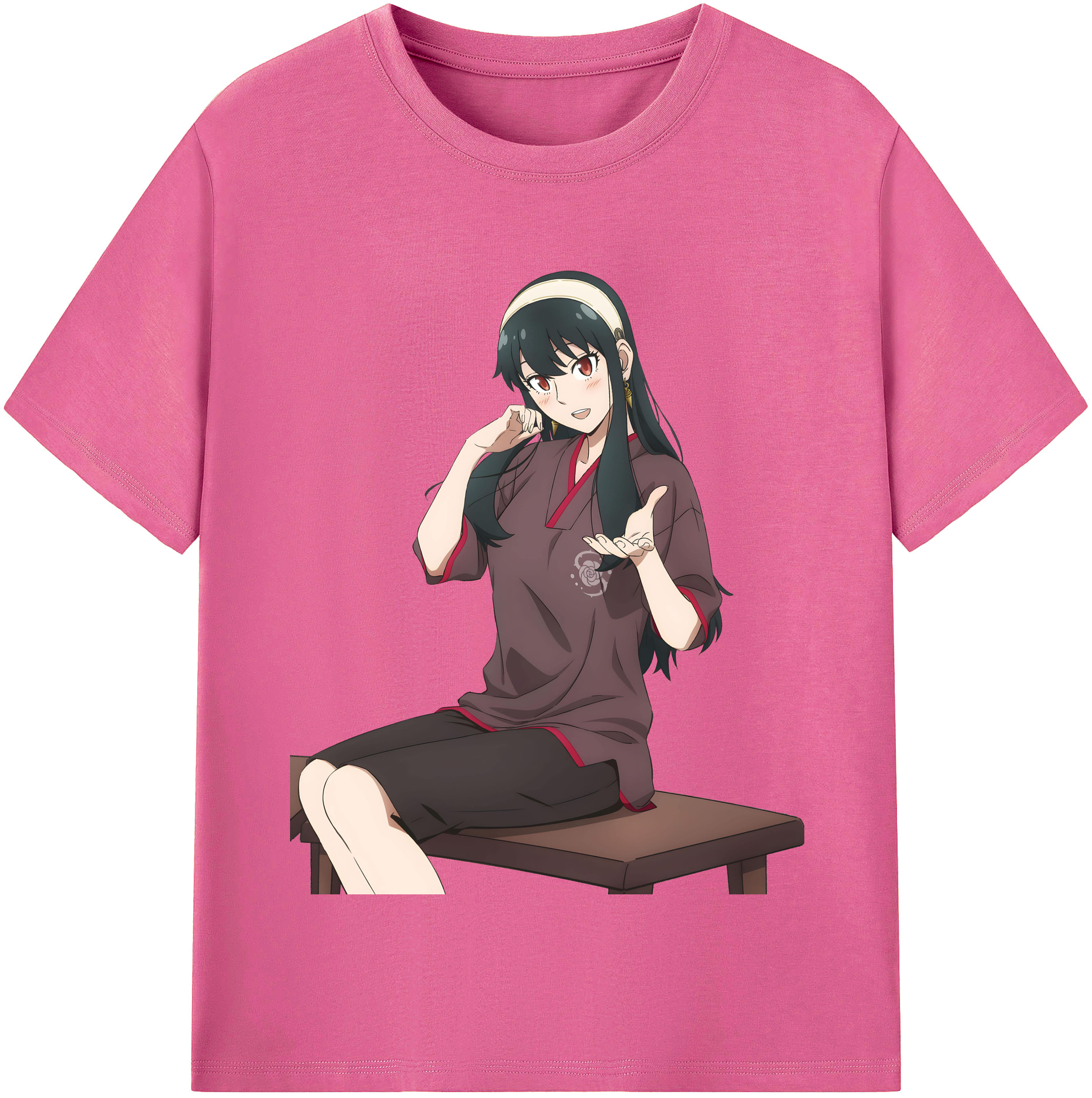 （画像用） SPY×FAMILY间谍家家酒 レディースカジュアルプリントTシャツ（綿100％）