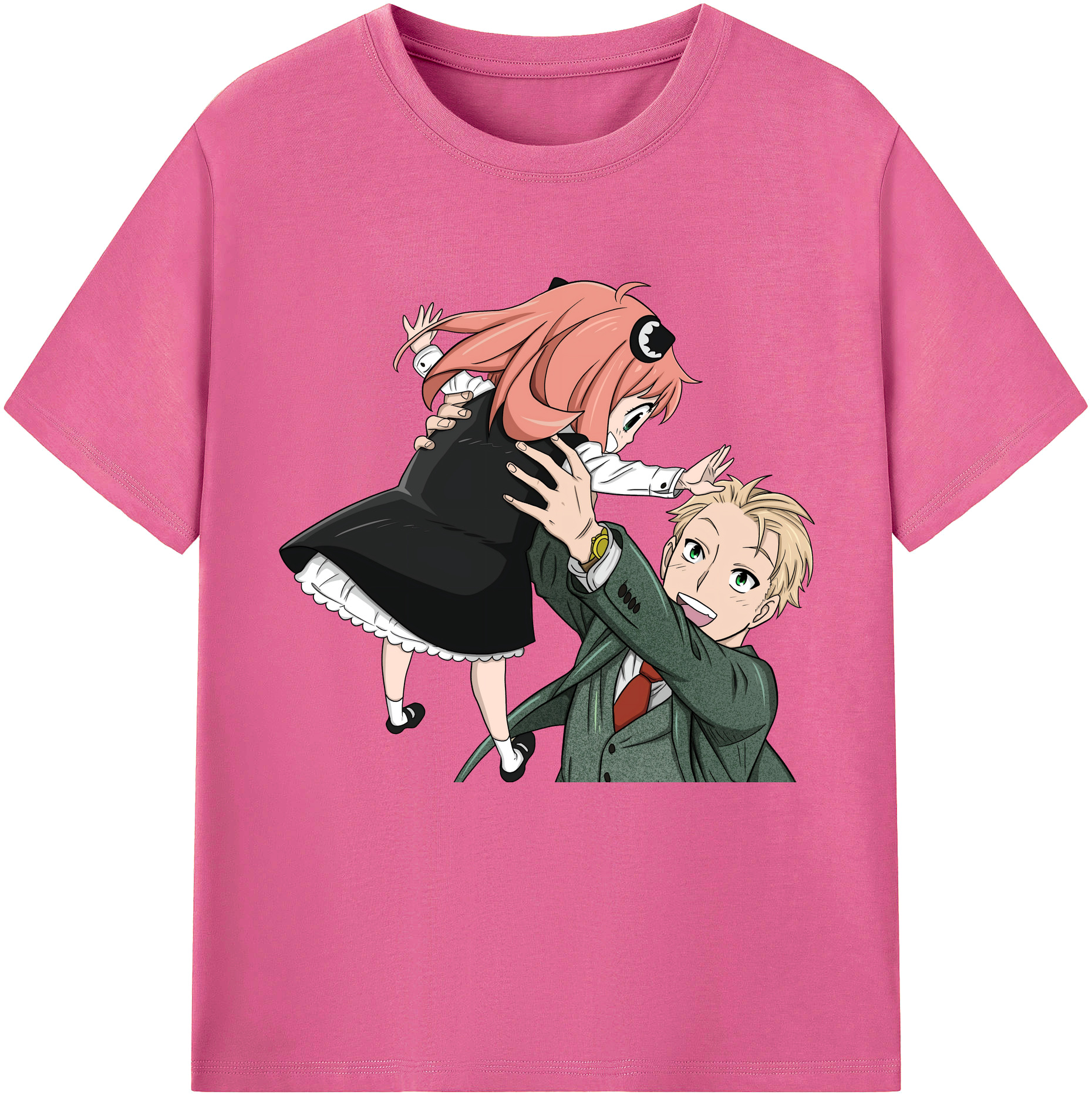 （画像用） SPY×FAMILY间谍家家酒 レディースカジュアルプリントTシャツ（綿100％）