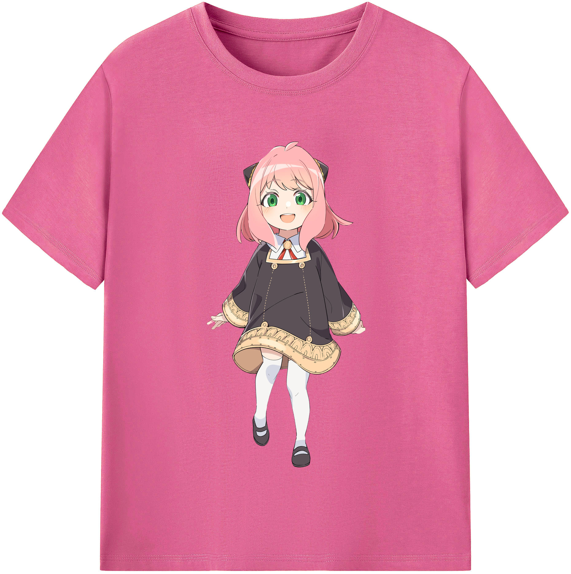 （画像用） SPY×FAMILY间谍家家酒 レディースカジュアルプリントTシャツ（綿100％）