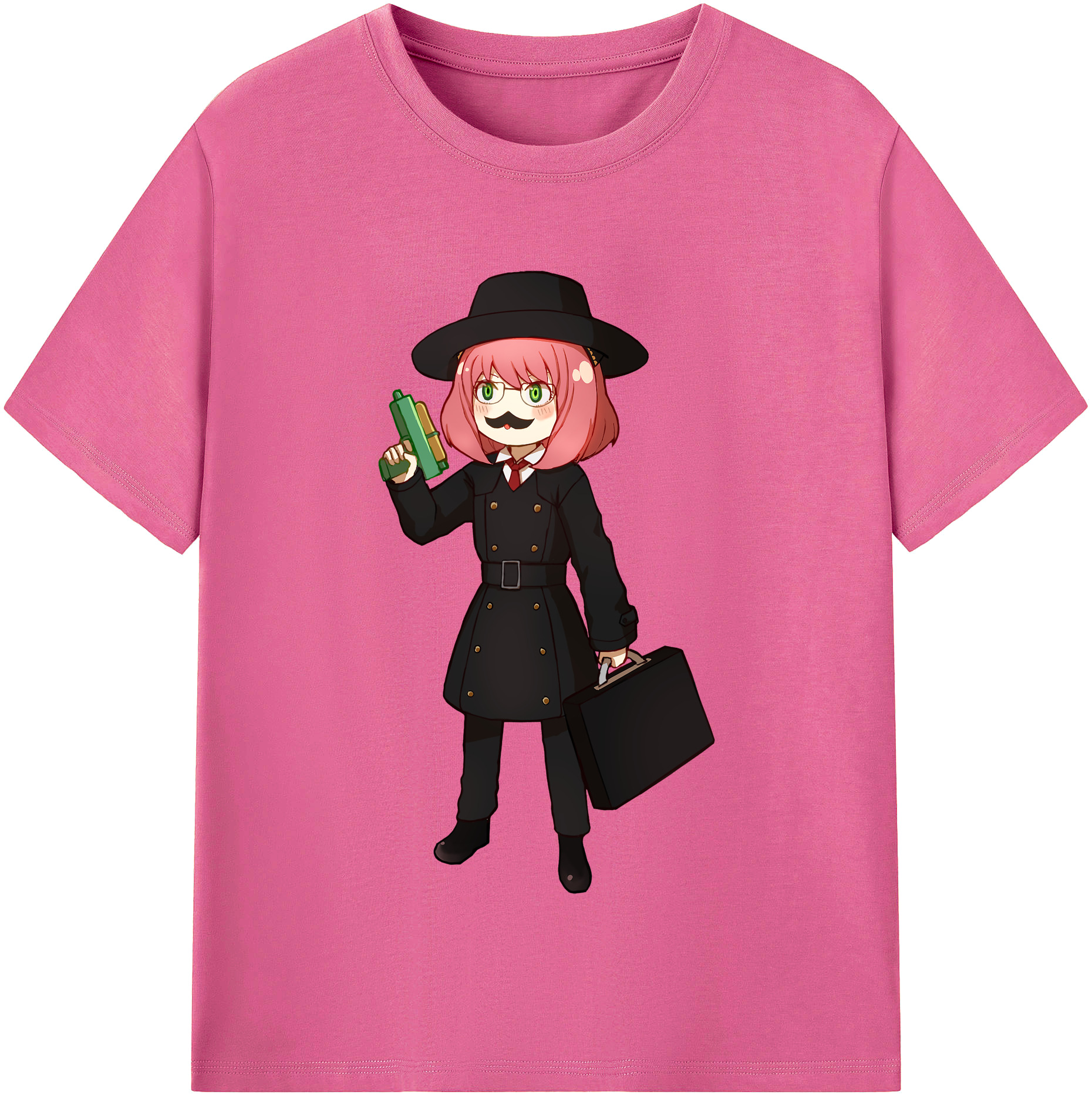 （画像用） SPY×FAMILY间谍家家酒 レディースカジュアルプリントTシャツ（綿100％）