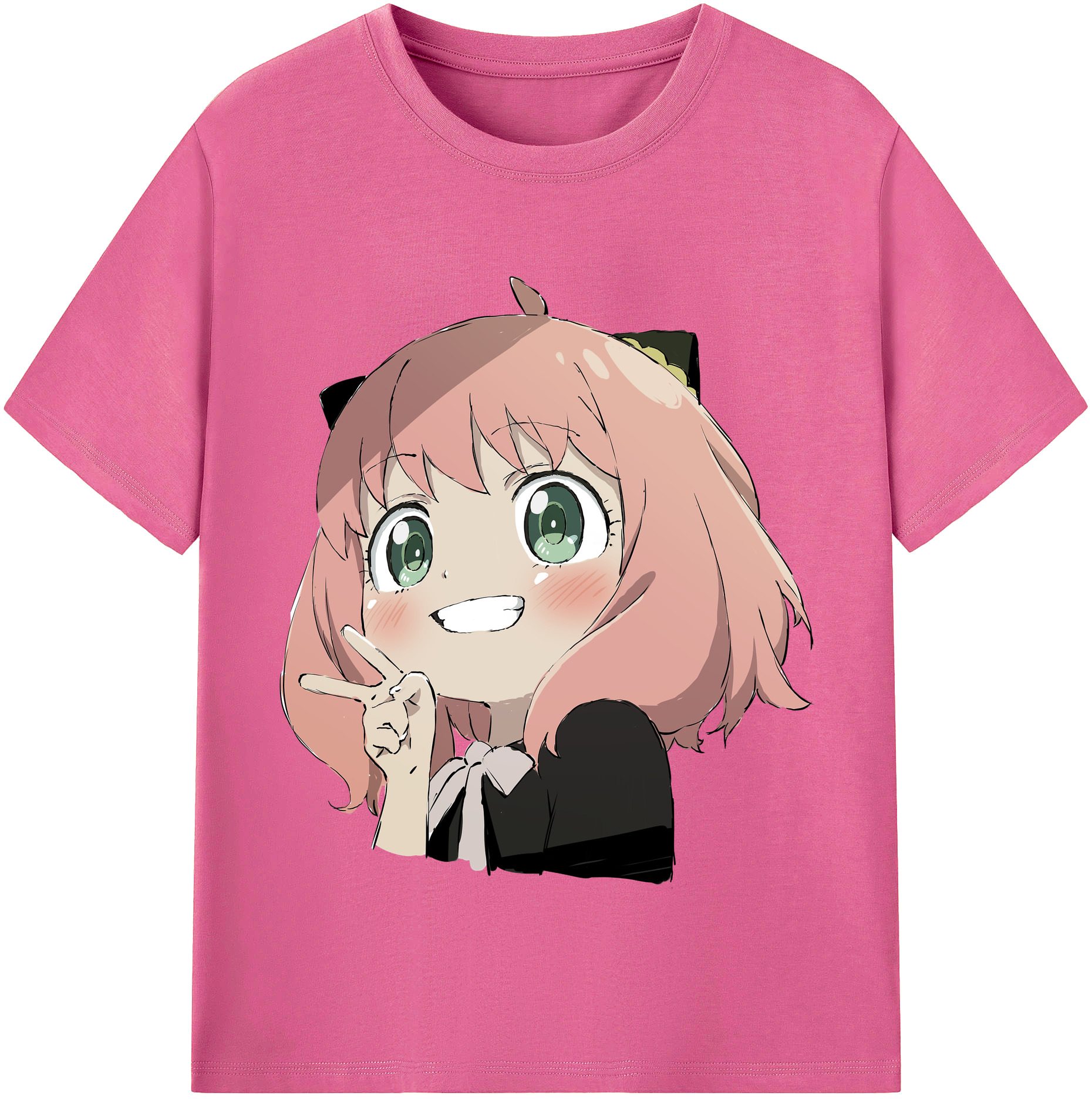 （画像用） SPY×FAMILY间谍家家酒 レディースカジュアルプリントTシャツ（綿100％）