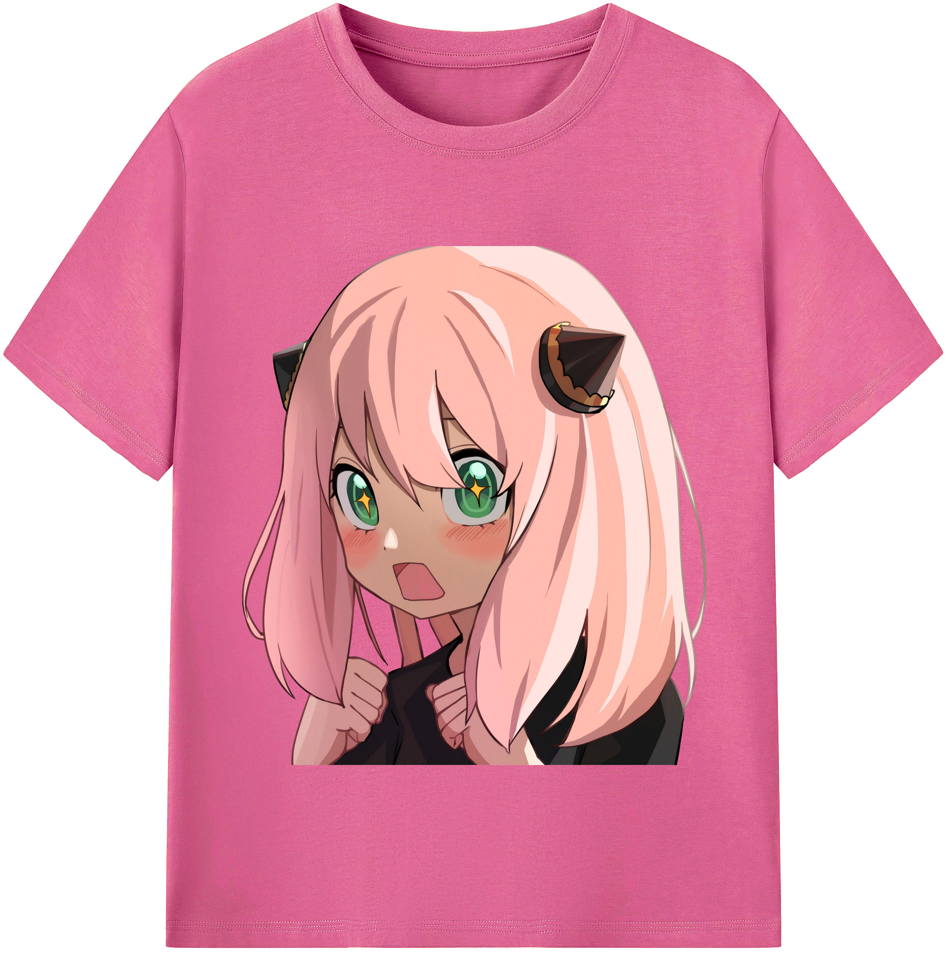 （画像用） SPY×FAMILY间谍家家酒 レディースカジュアルプリントTシャツ（綿100％）