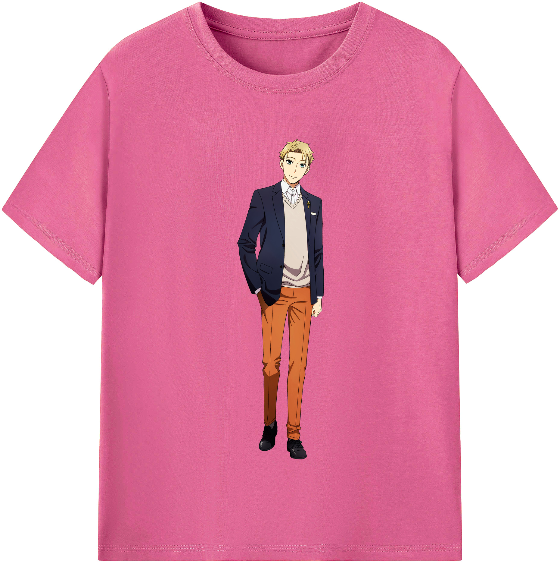 （画像用） SPY×FAMILY间谍家家酒 レディースカジュアルプリントTシャツ（綿100％）