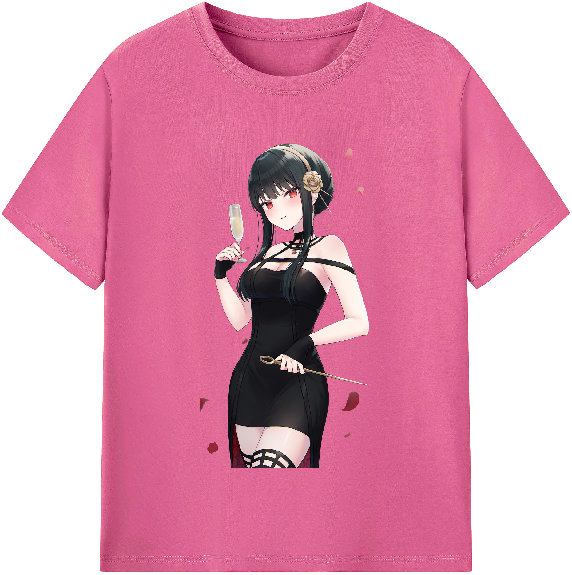 （画像用） SPY×FAMILY间谍家家酒 レディースカジュアルプリントTシャツ（綿100％）