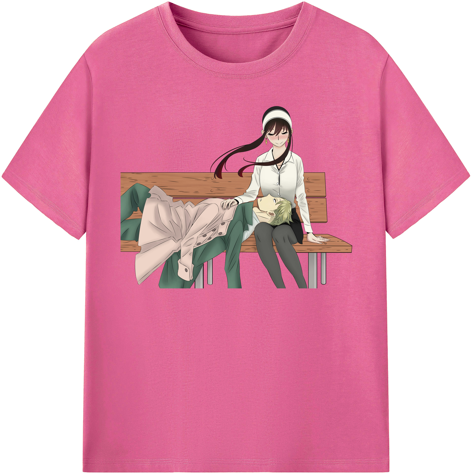 （画像用） SPY×FAMILY间谍家家酒 レディースカジュアルプリントTシャツ（綿100％）
