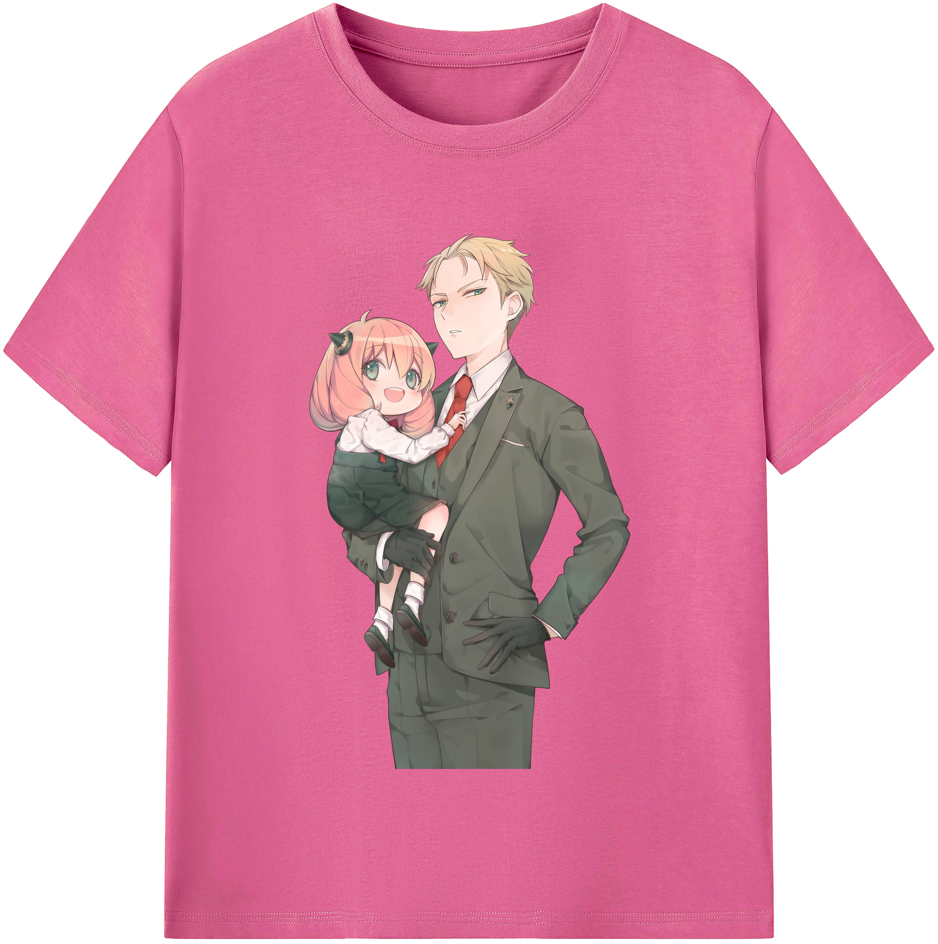 （画像用） SPY×FAMILY间谍家家酒 レディースカジュアルプリントTシャツ（綿100％）