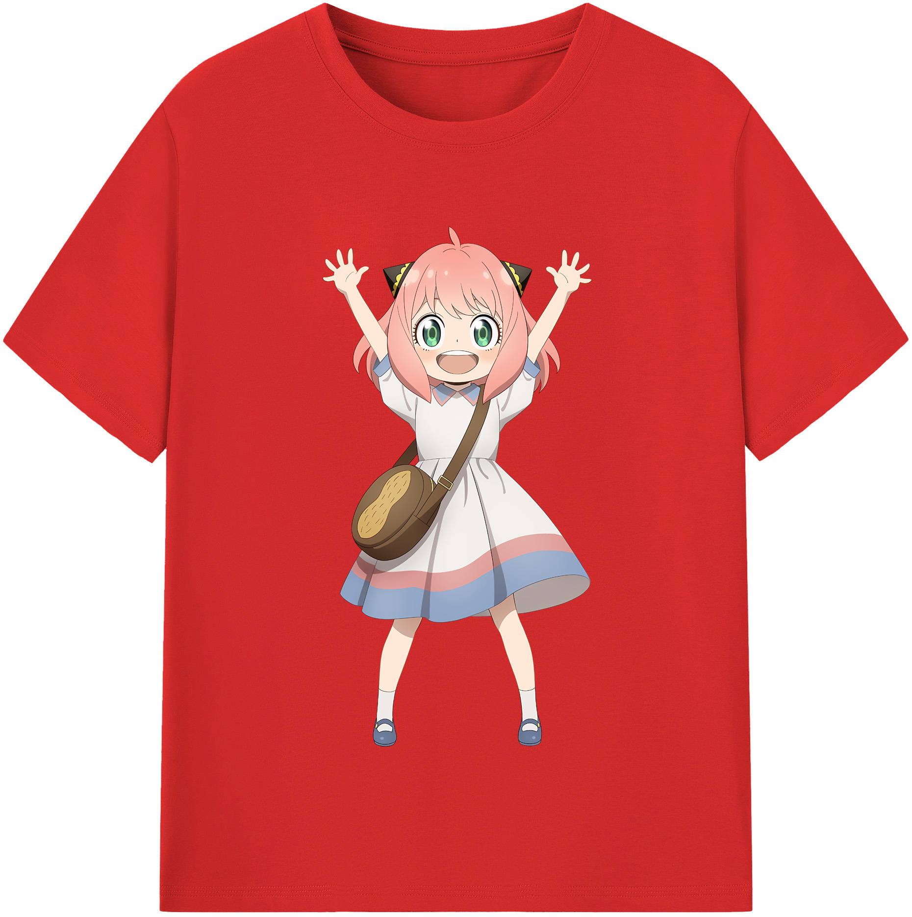 （画像用） SPY×FAMILY间谍家家酒 レディースカジュアルプリントTシャツ（綿100％）
