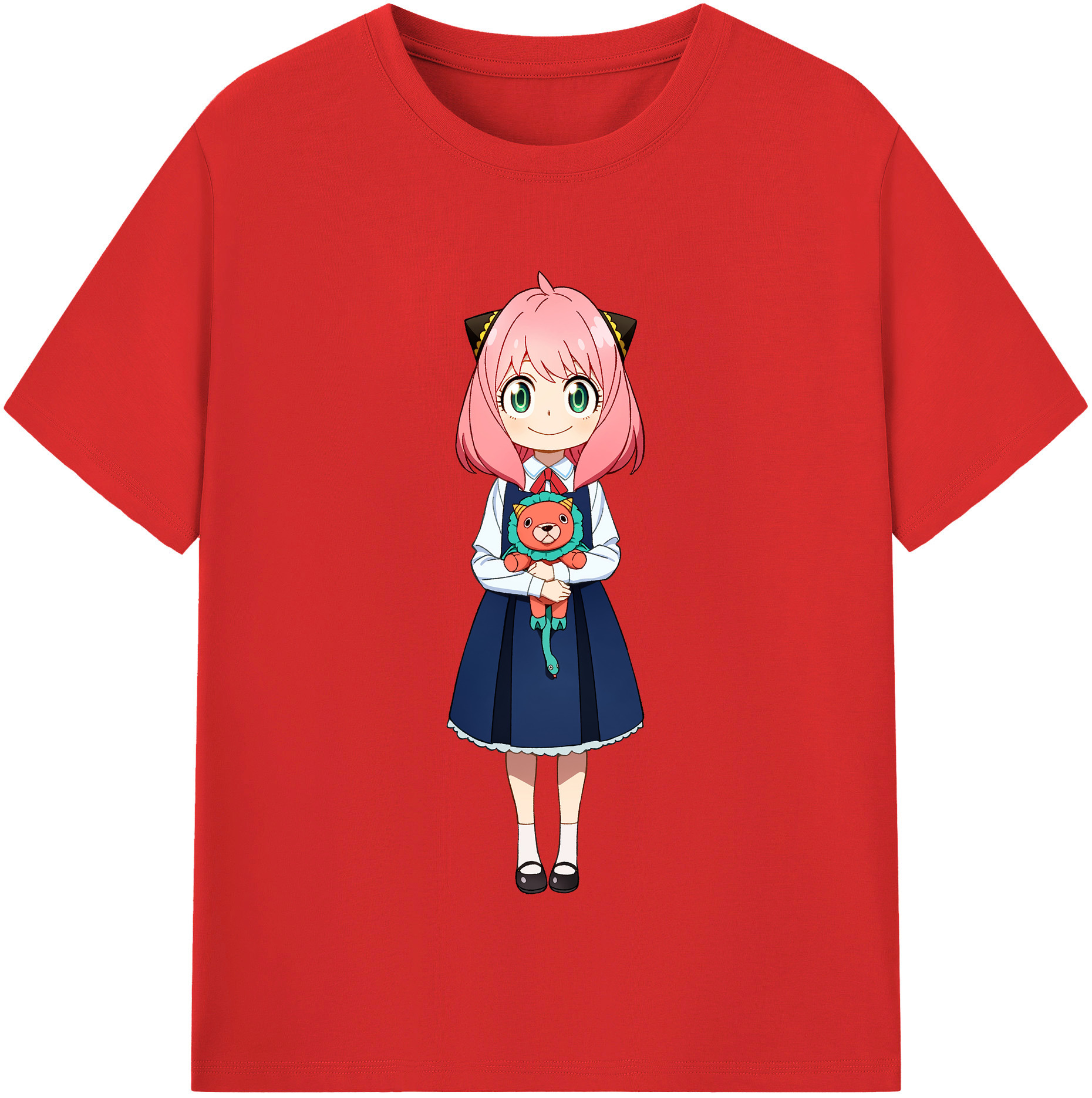 （画像用） SPY×FAMILY间谍家家酒 レディースカジュアルプリントTシャツ（綿100％）