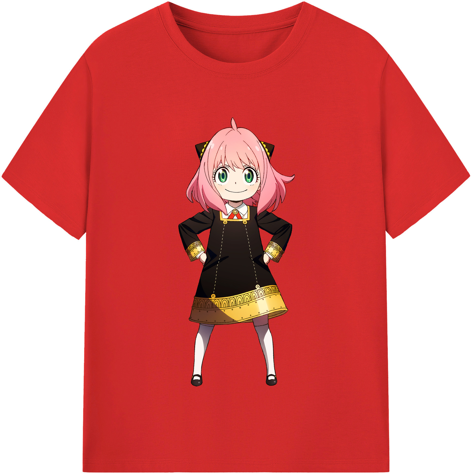 （画像用） SPY×FAMILY间谍家家酒 レディースカジュアルプリントTシャツ（綿100％）