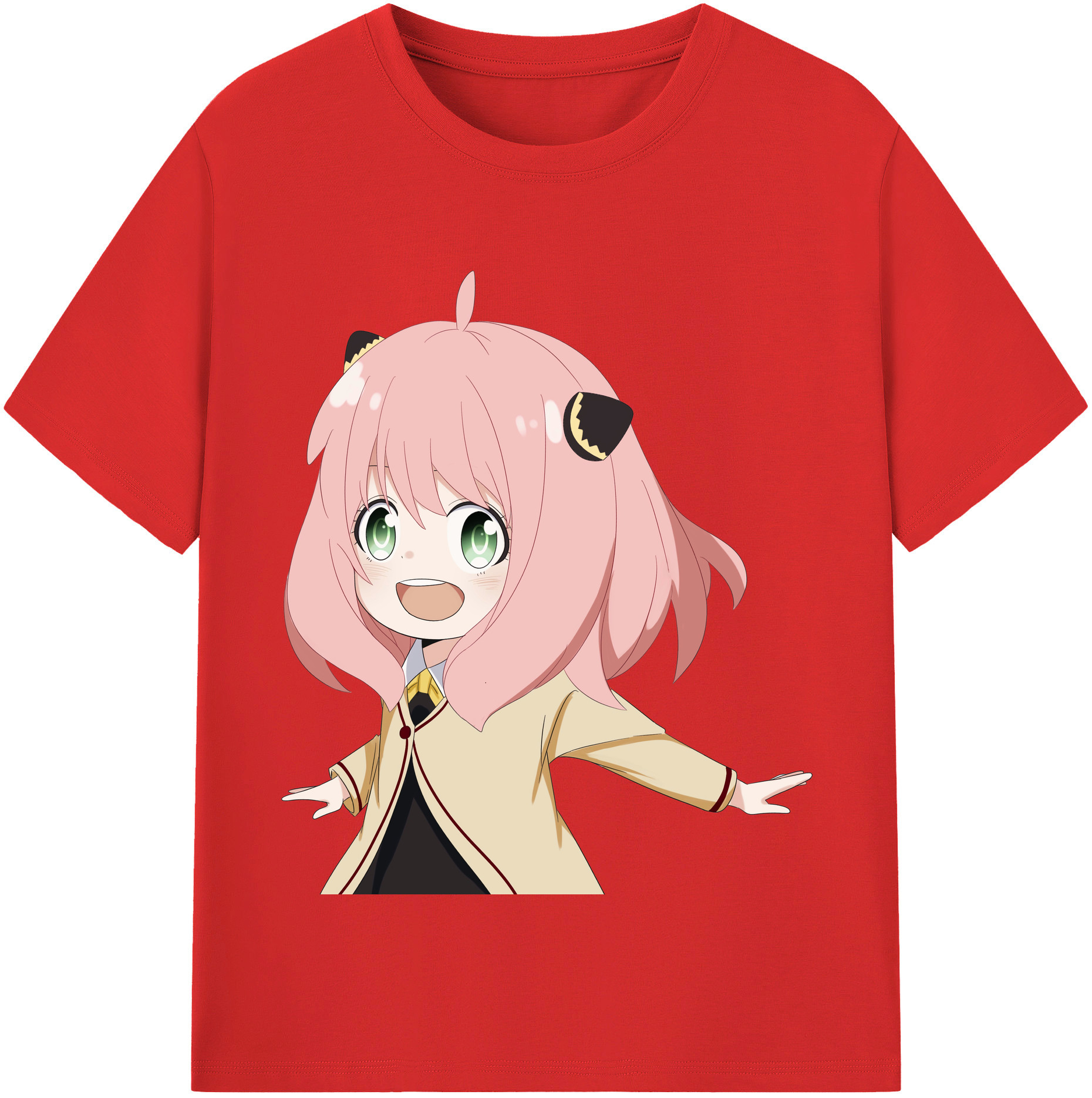 （画像用） SPY×FAMILY间谍家家酒 レディースカジュアルプリントTシャツ（綿100％）