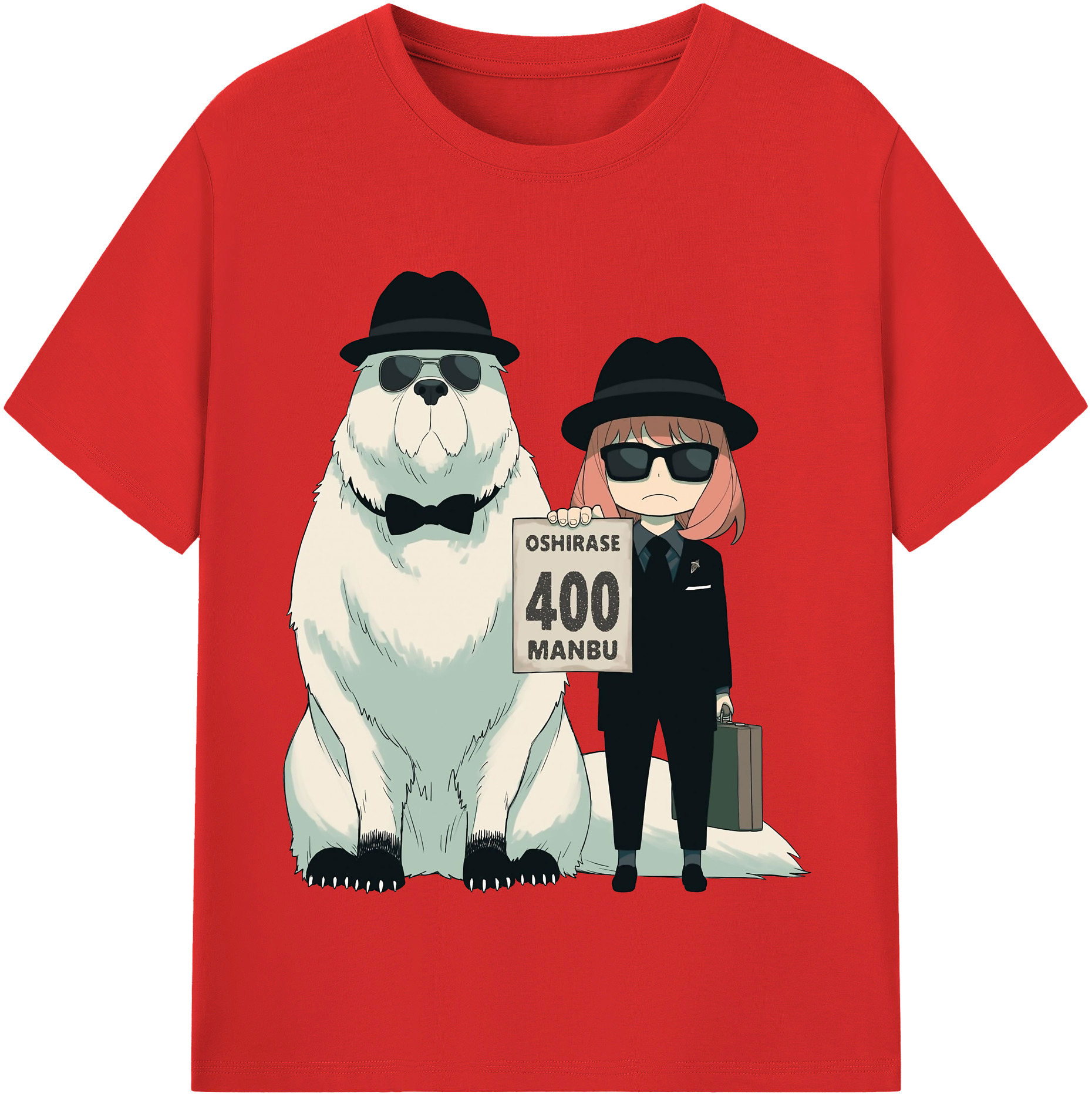 （画像用） SPY×FAMILY间谍家家酒 レディースカジュアルプリントTシャツ（綿100％）