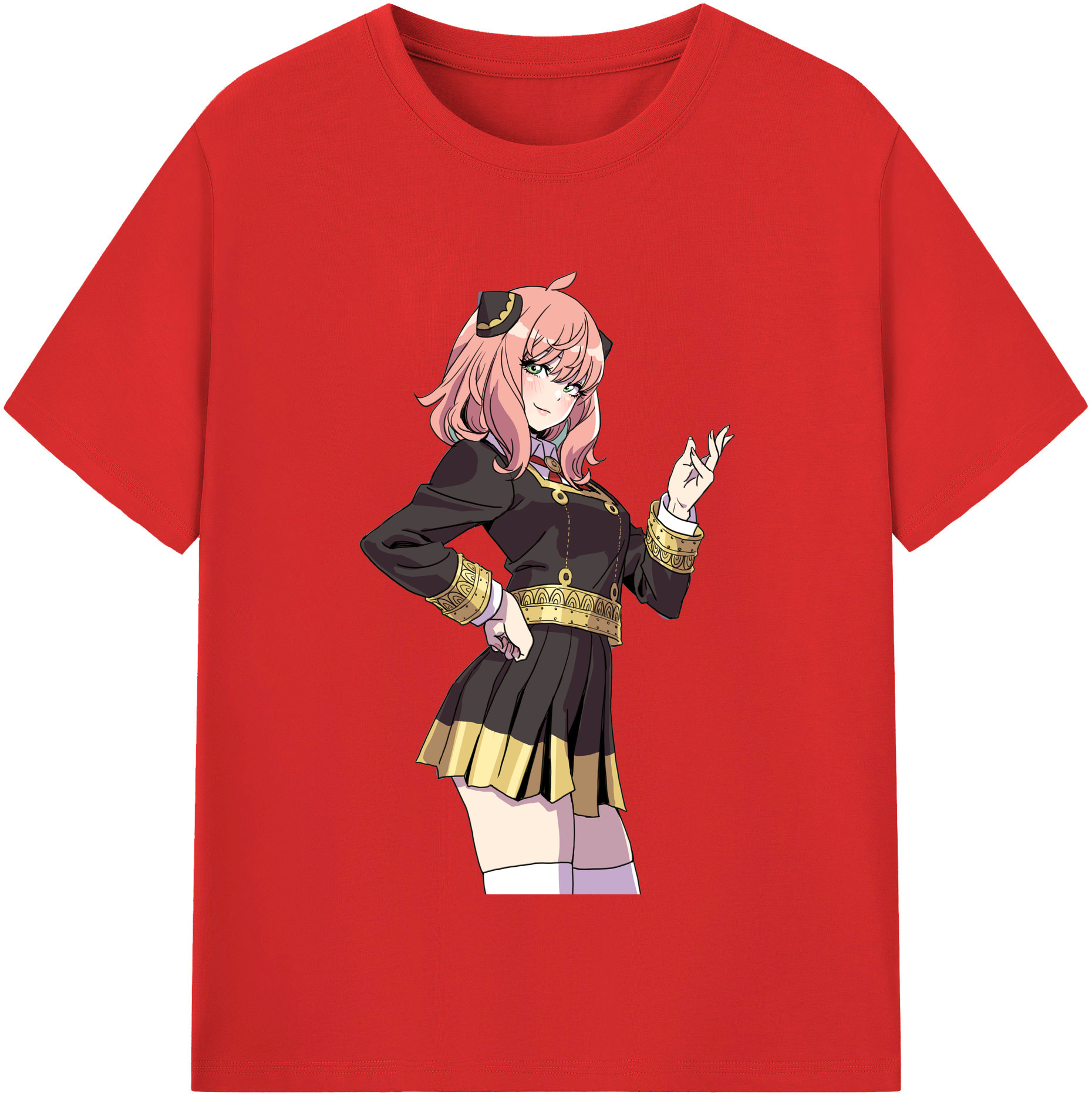 （画像用） SPY×FAMILY间谍家家酒 レディースカジュアルプリントTシャツ（綿100％）