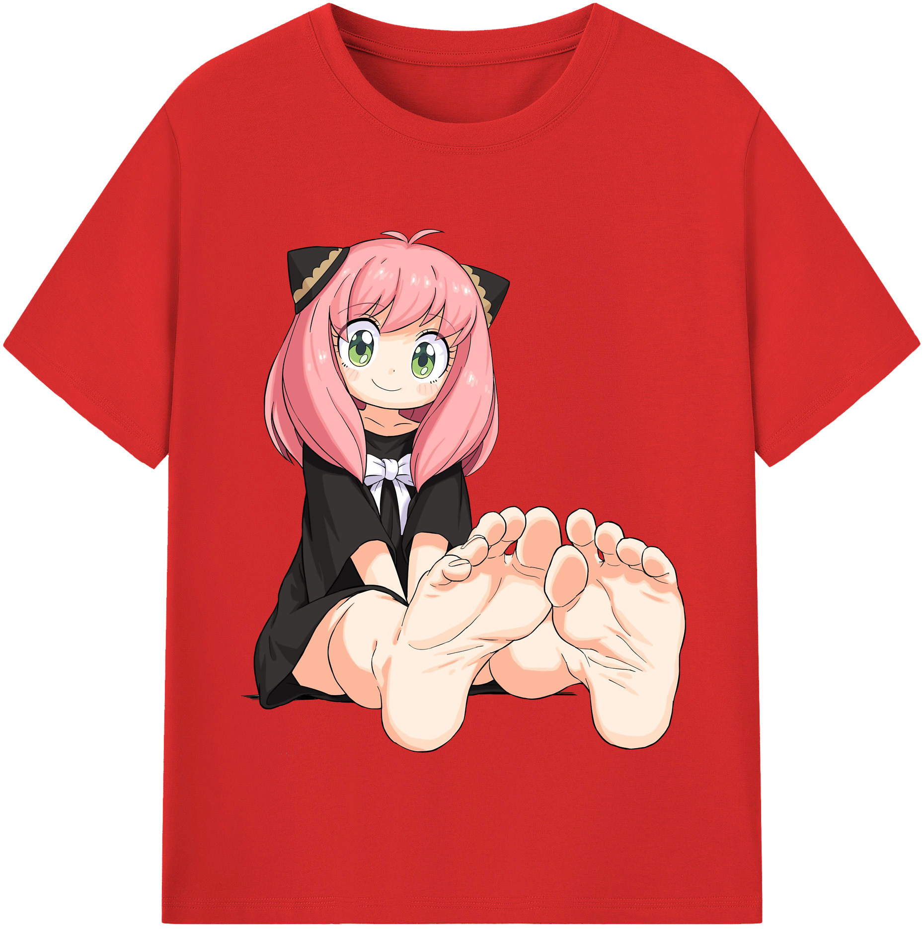 （画像用） SPY×FAMILY间谍家家酒 レディースカジュアルプリントTシャツ（綿100％）