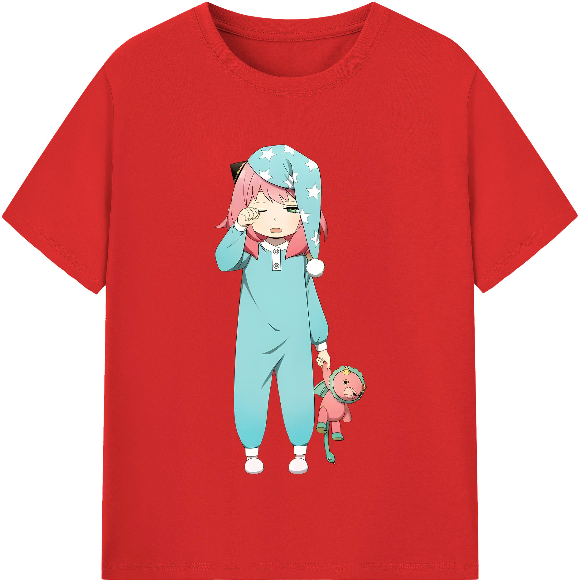 （画像用） SPY×FAMILY间谍家家酒 レディースカジュアルプリントTシャツ（綿100％）