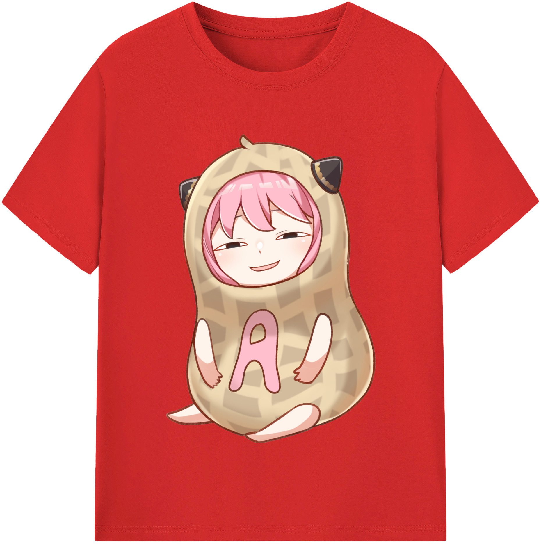 （画像用） SPY×FAMILY间谍家家酒 レディースカジュアルプリントTシャツ（綿100％）