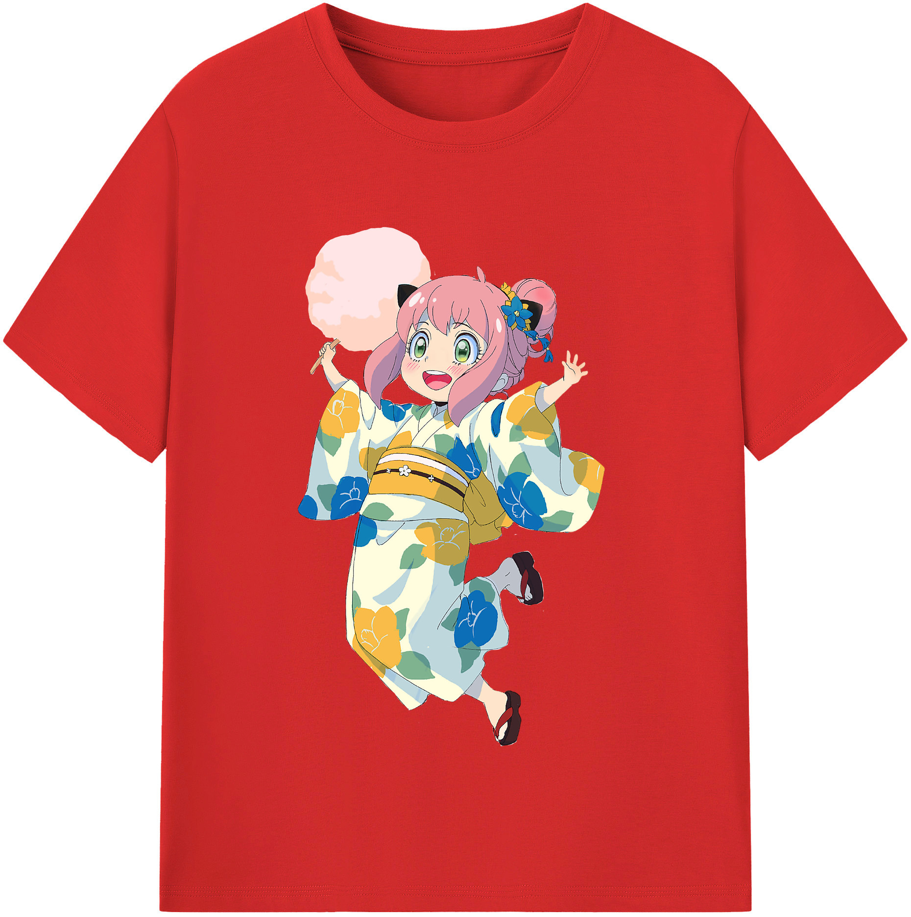 （画像用） SPY×FAMILY间谍家家酒 レディースカジュアルプリントTシャツ（綿100％）