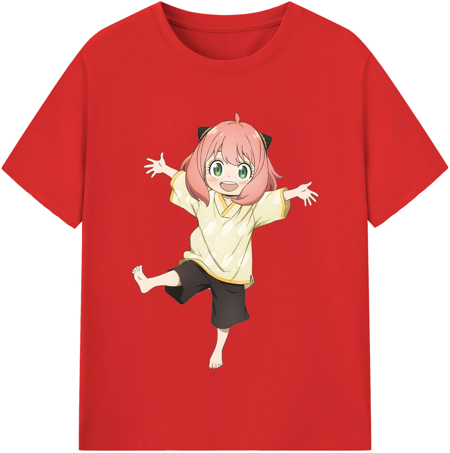 （画像用） SPY×FAMILY间谍家家酒 レディースカジュアルプリントTシャツ（綿100％）