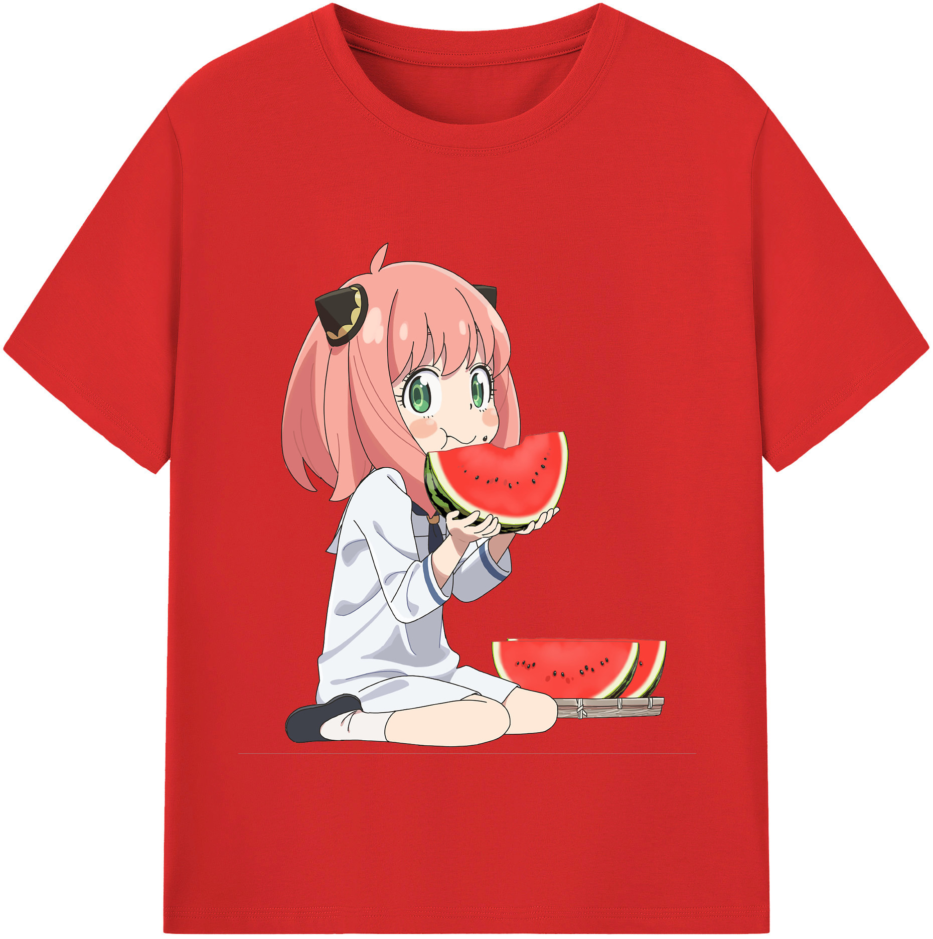 （画像用） SPY×FAMILY间谍家家酒 レディースカジュアルプリントTシャツ（綿100％）