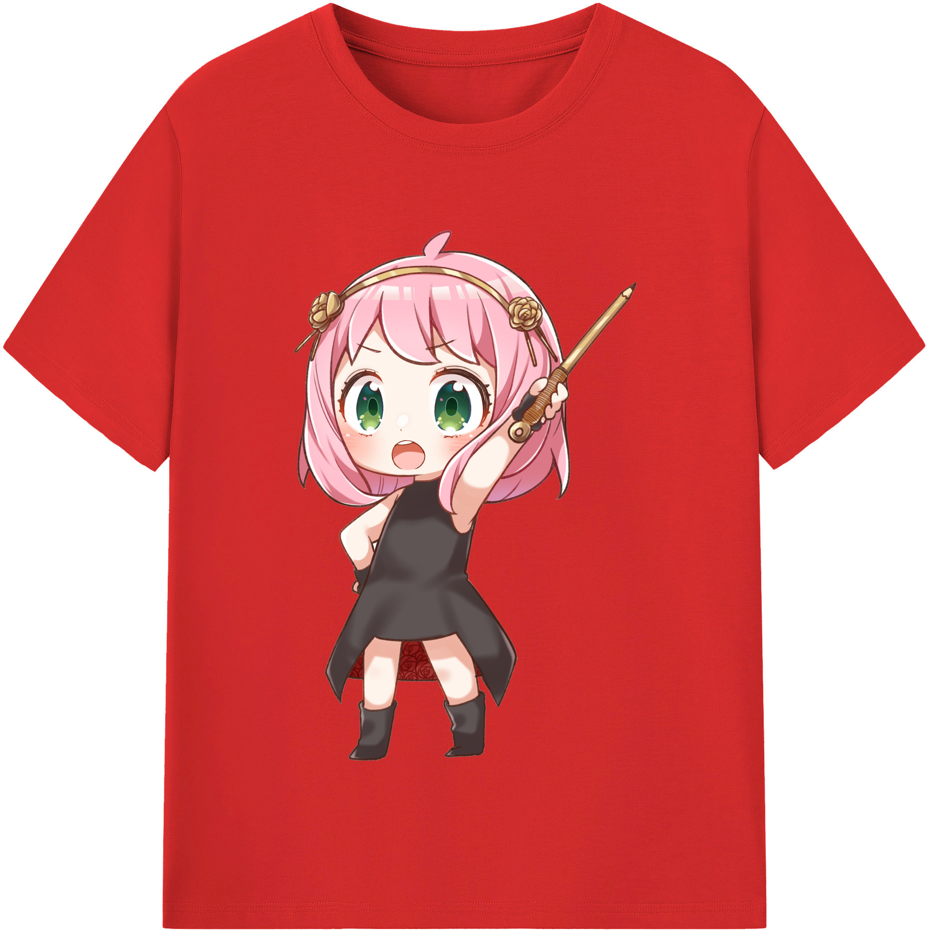 （画像用） SPY×FAMILY间谍家家酒 レディースカジュアルプリントTシャツ（綿100％）