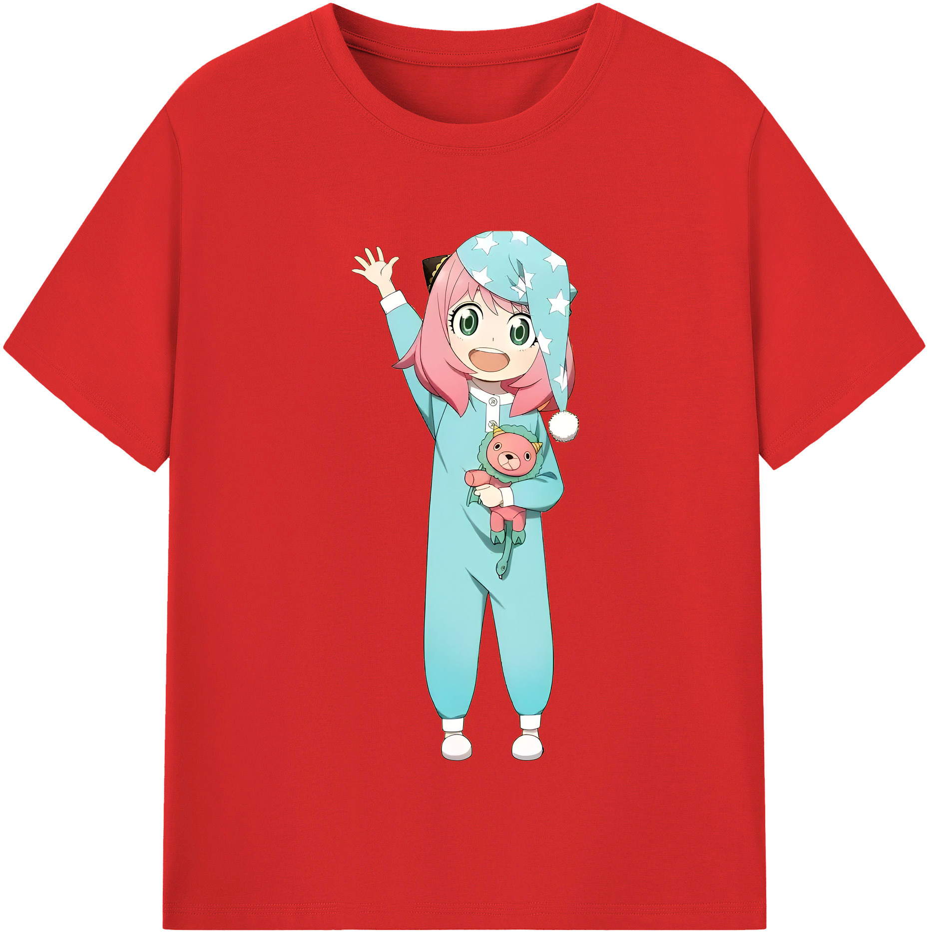 （画像用） SPY×FAMILY间谍家家酒 レディースカジュアルプリントTシャツ（綿100％）