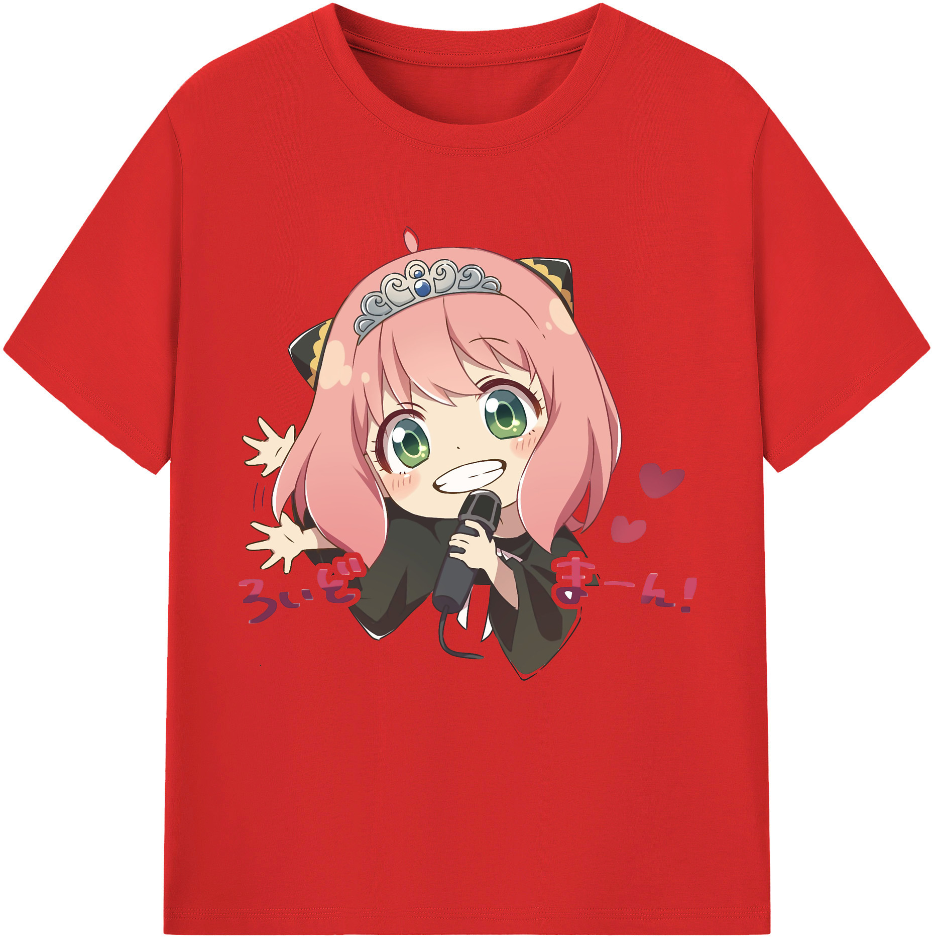 （画像用） SPY×FAMILY间谍家家酒 レディースカジュアルプリントTシャツ（綿100％）
