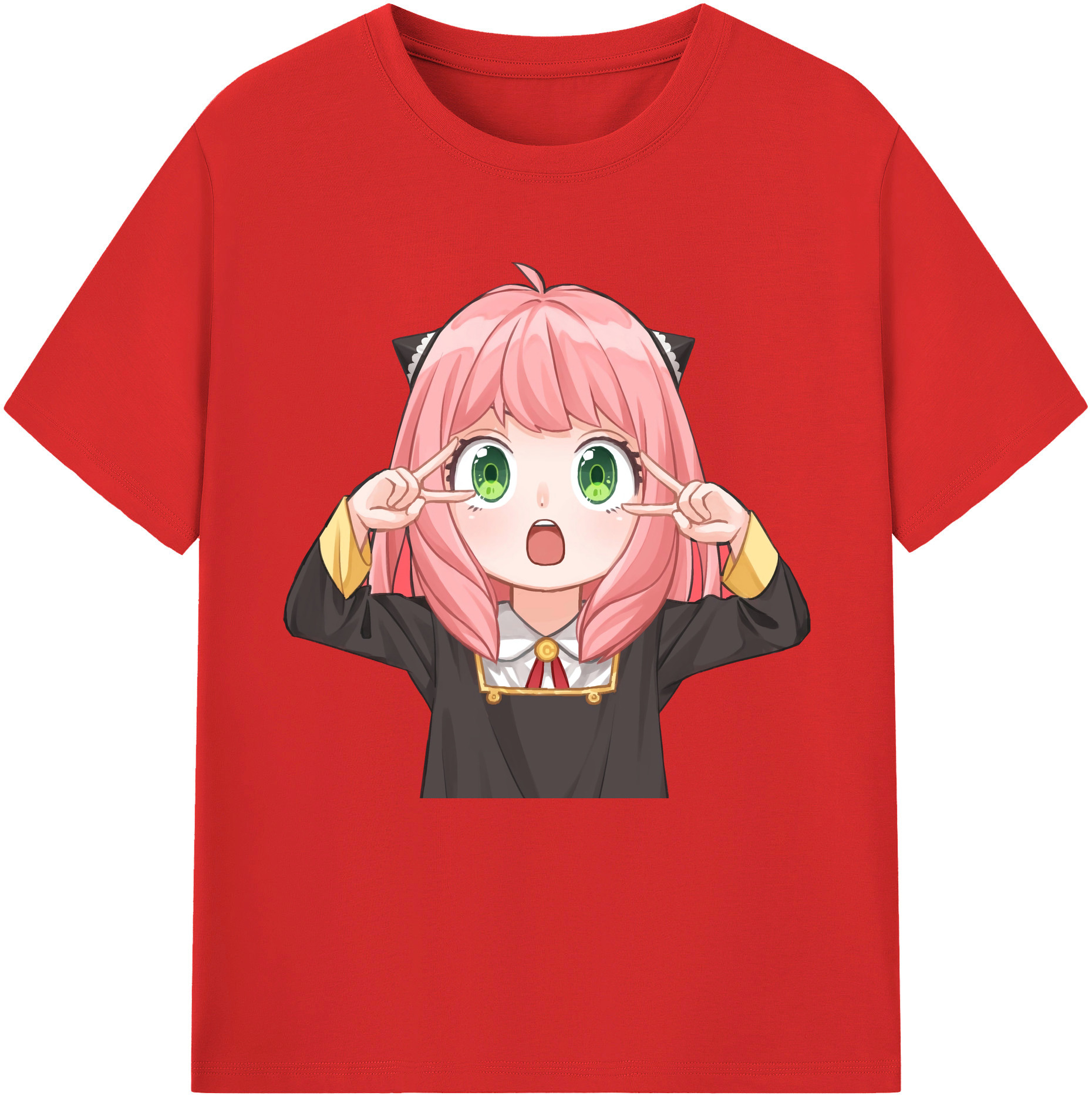 （画像用） SPY×FAMILY间谍家家酒 レディースカジュアルプリントTシャツ（綿100％）