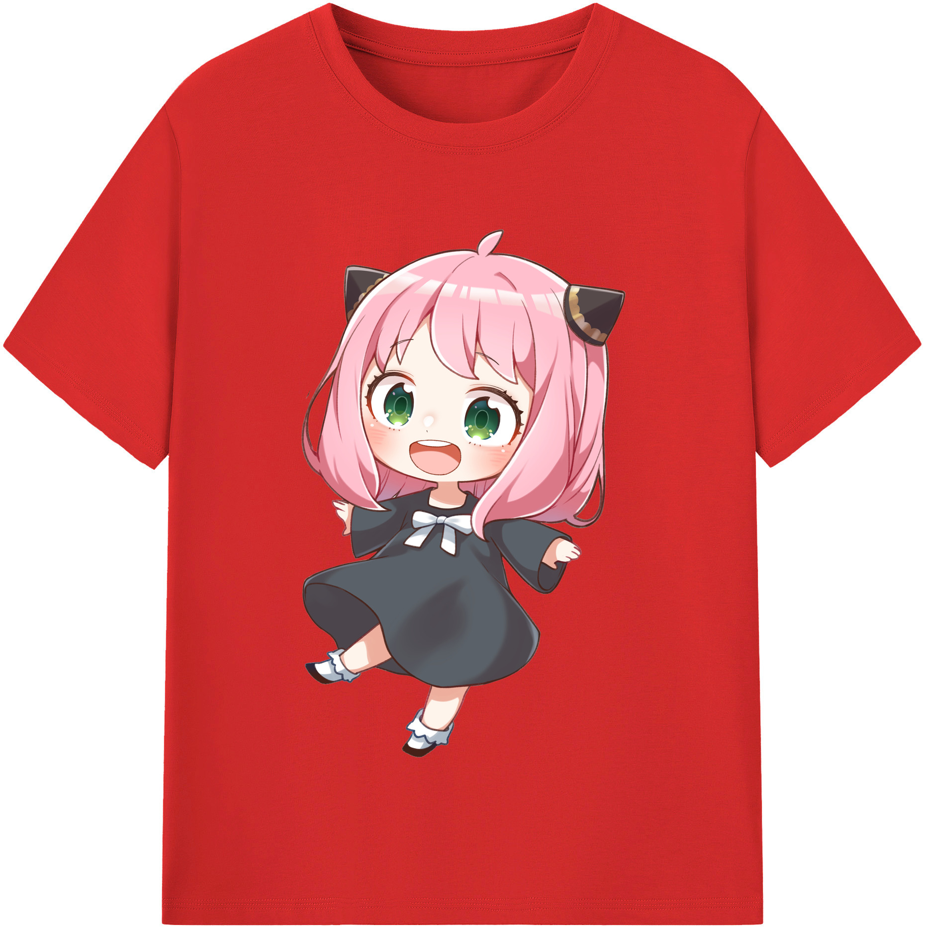 （画像用） SPY×FAMILY间谍家家酒 レディースカジュアルプリントTシャツ（綿100％）