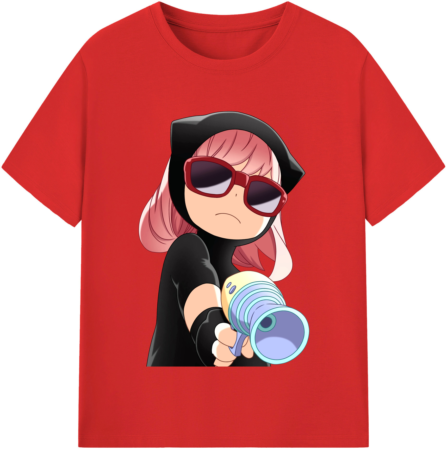 （画像用） SPY×FAMILY间谍家家酒 レディースカジュアルプリントTシャツ（綿100％）