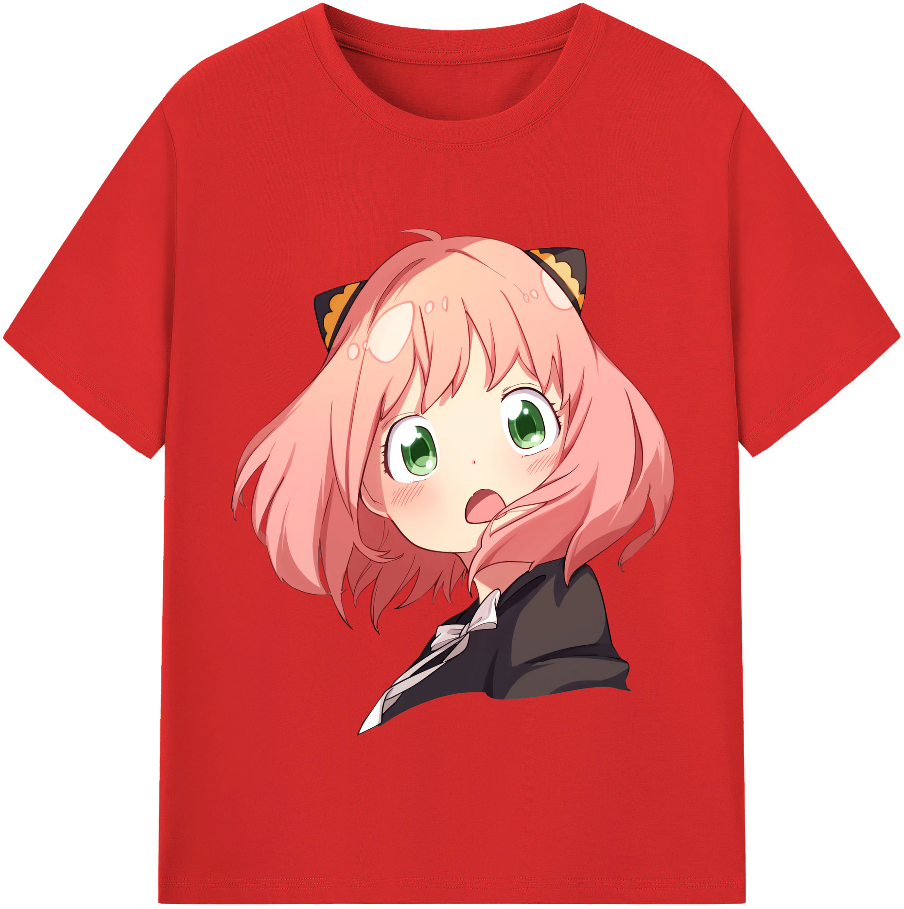 （画像用） SPY×FAMILY间谍家家酒 レディースカジュアルプリントTシャツ（綿100％）