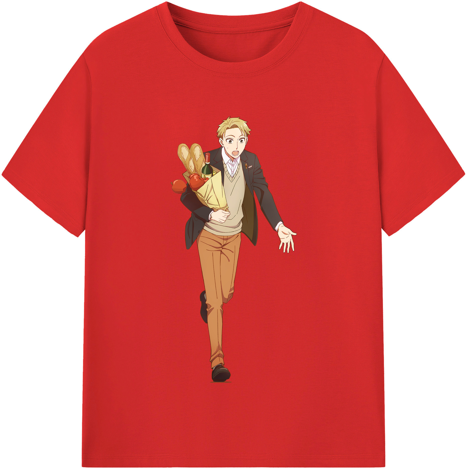 （画像用） SPY×FAMILY间谍家家酒 レディースカジュアルプリントTシャツ（綿100％）