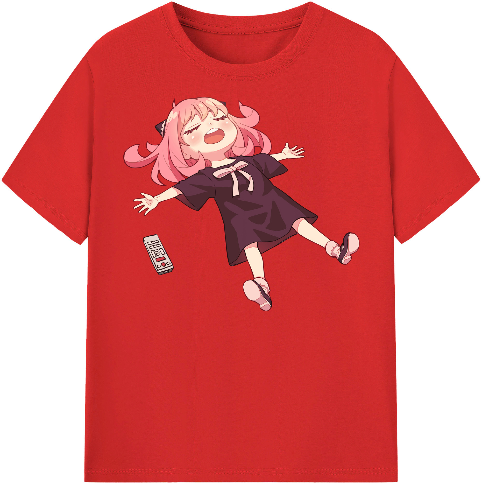 （画像用） SPY×FAMILY间谍家家酒 レディースカジュアルプリントTシャツ（綿100％）