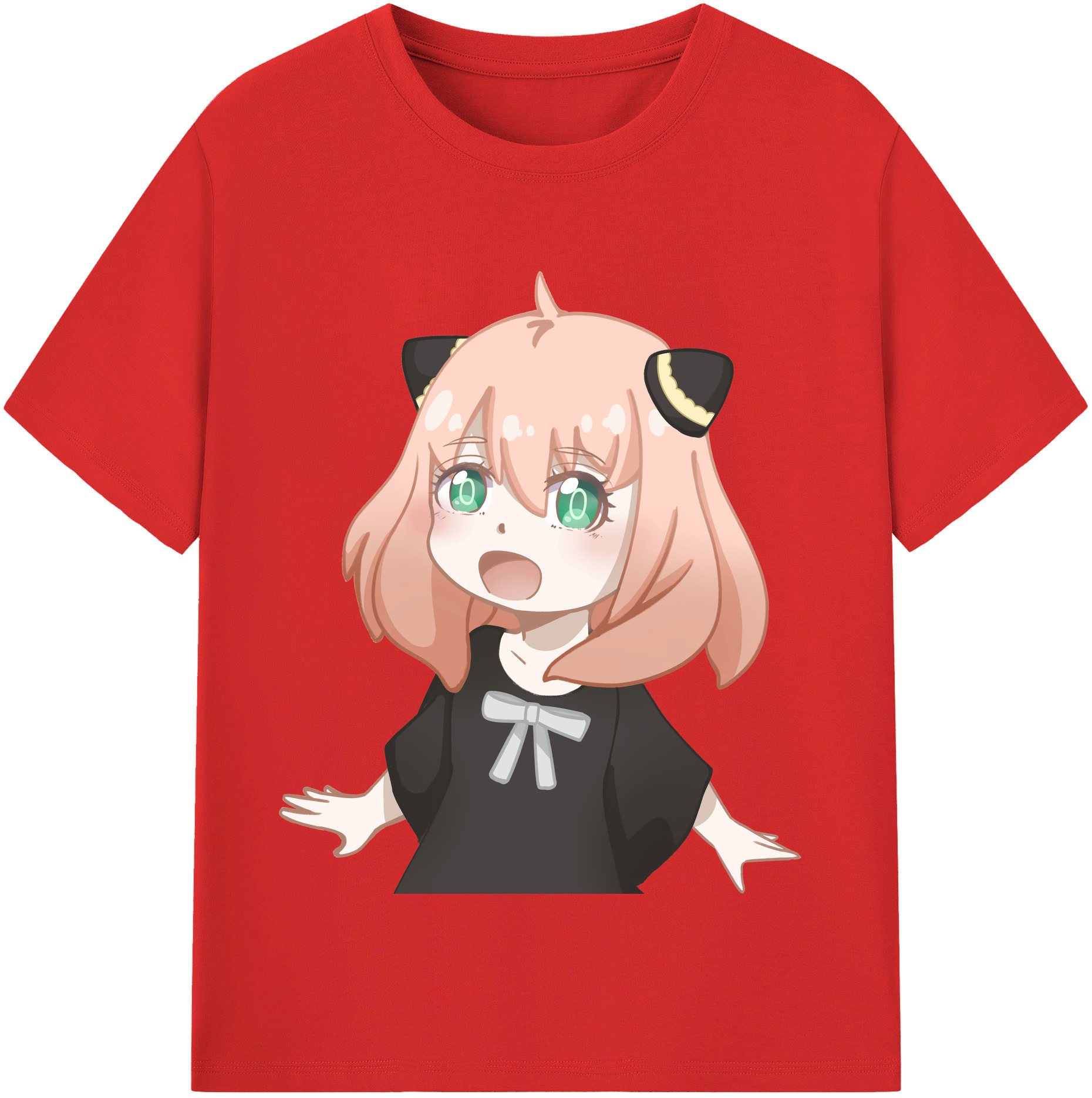 （画像用） SPY×FAMILY间谍家家酒 レディースカジュアルプリントTシャツ（綿100％）