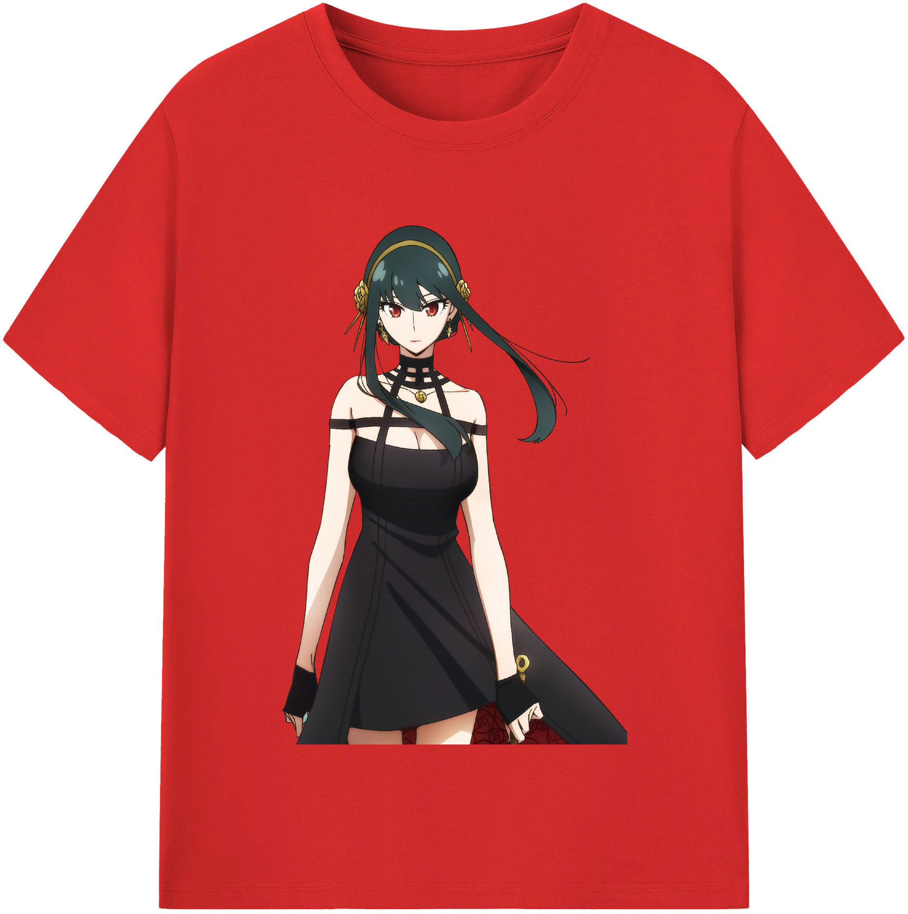 （画像用） SPY×FAMILY间谍家家酒 レディースカジュアルプリントTシャツ（綿100％）