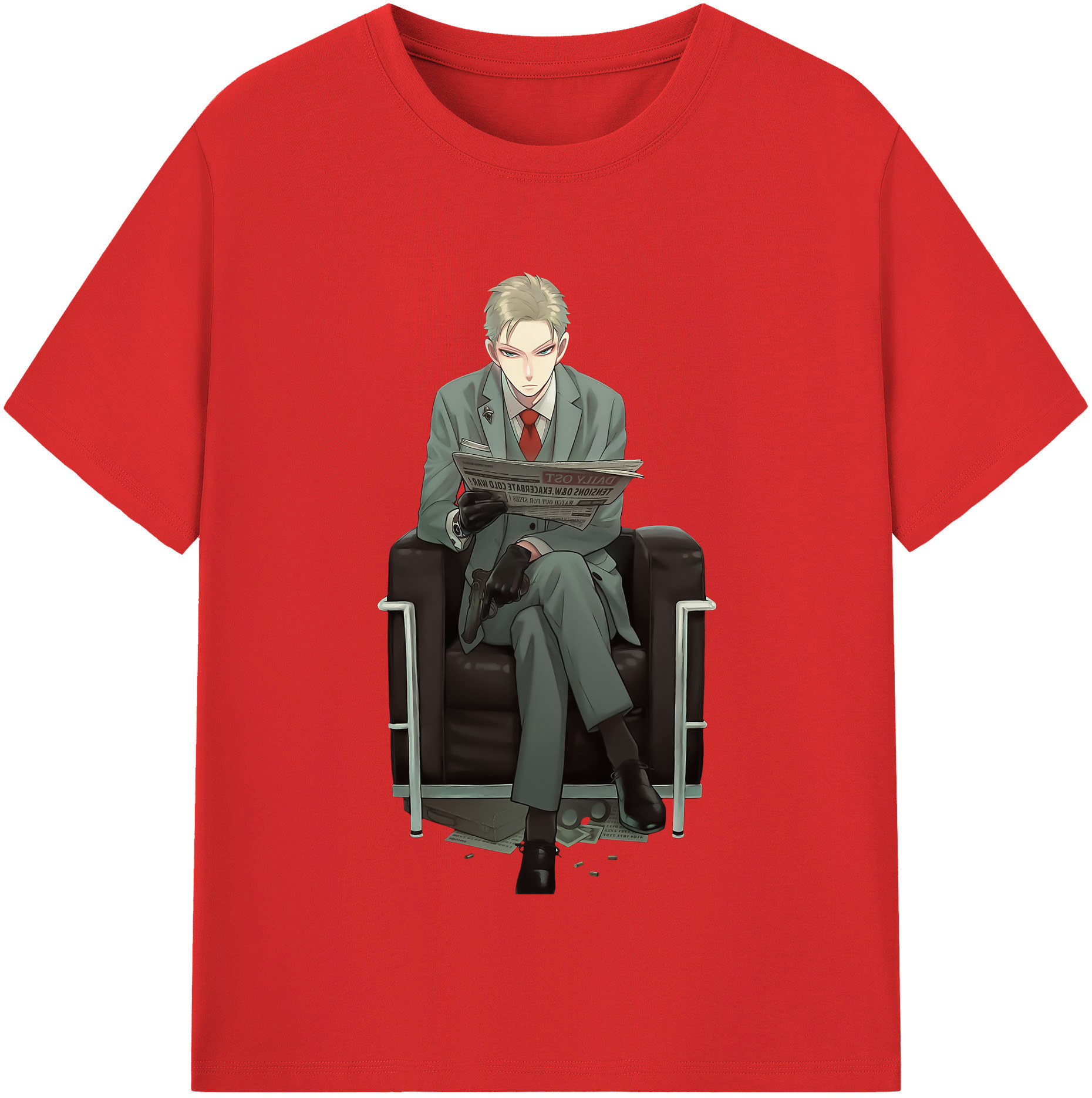 （画像用） SPY×FAMILY间谍家家酒 レディースカジュアルプリントTシャツ（綿100％）