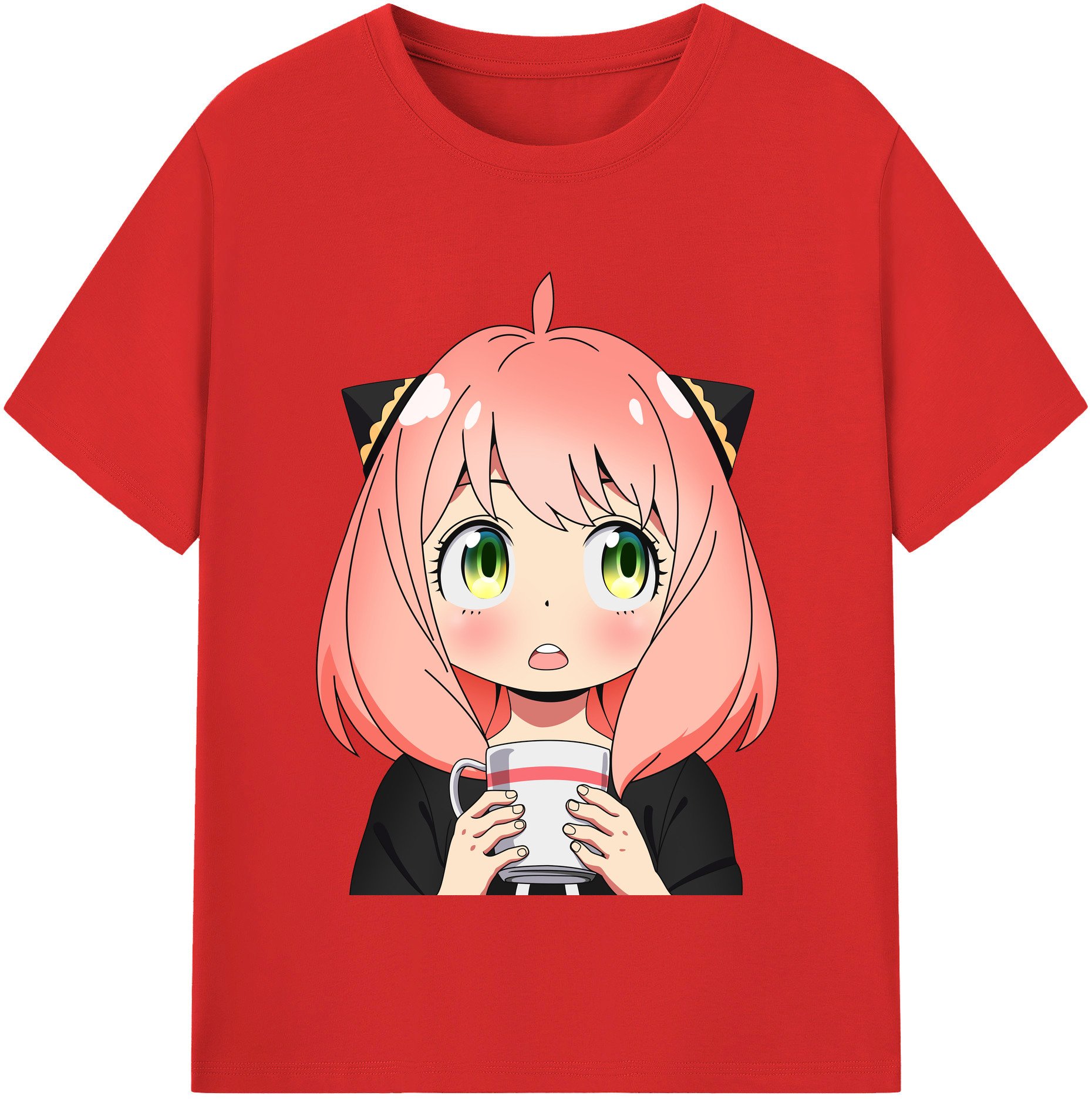 （画像用） SPY×FAMILY间谍家家酒 レディースカジュアルプリントTシャツ（綿100％）
