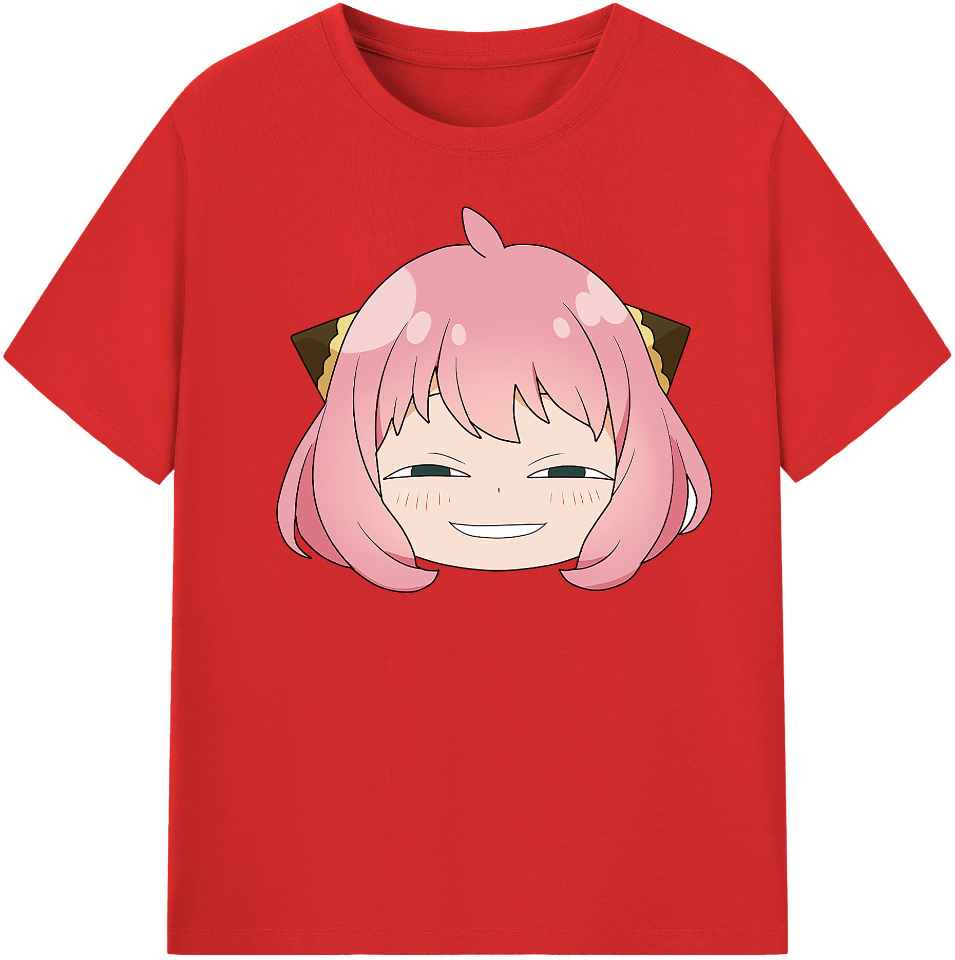 （画像用） SPY×FAMILY间谍家家酒 レディースカジュアルプリントTシャツ（綿100％）