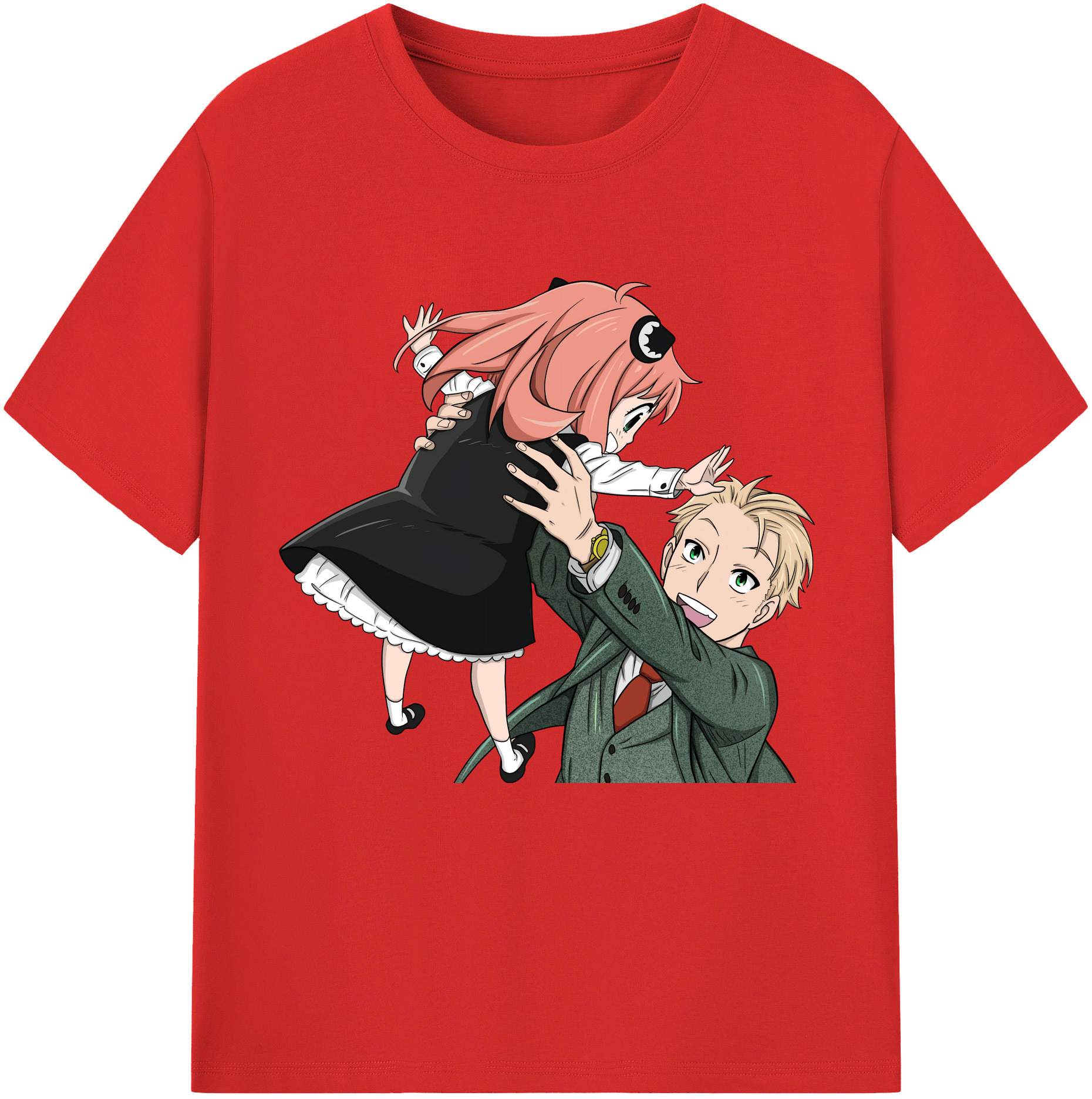 （画像用） SPY×FAMILY间谍家家酒 レディースカジュアルプリントTシャツ（綿100％）