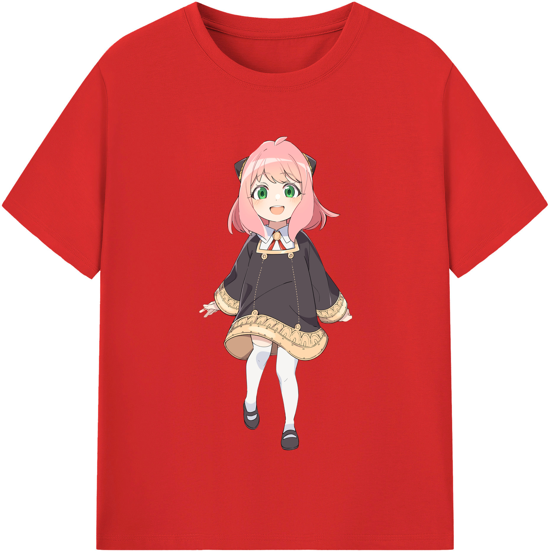 （画像用） SPY×FAMILY间谍家家酒 レディースカジュアルプリントTシャツ（綿100％）