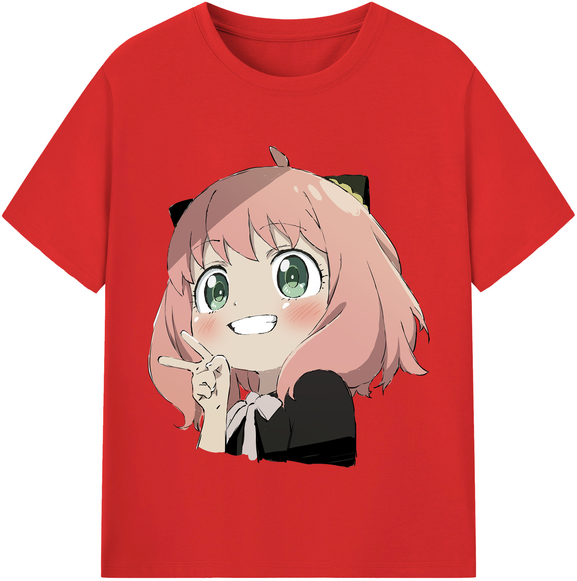 （画像用） SPY×FAMILY间谍家家酒 レディースカジュアルプリントTシャツ（綿100％）