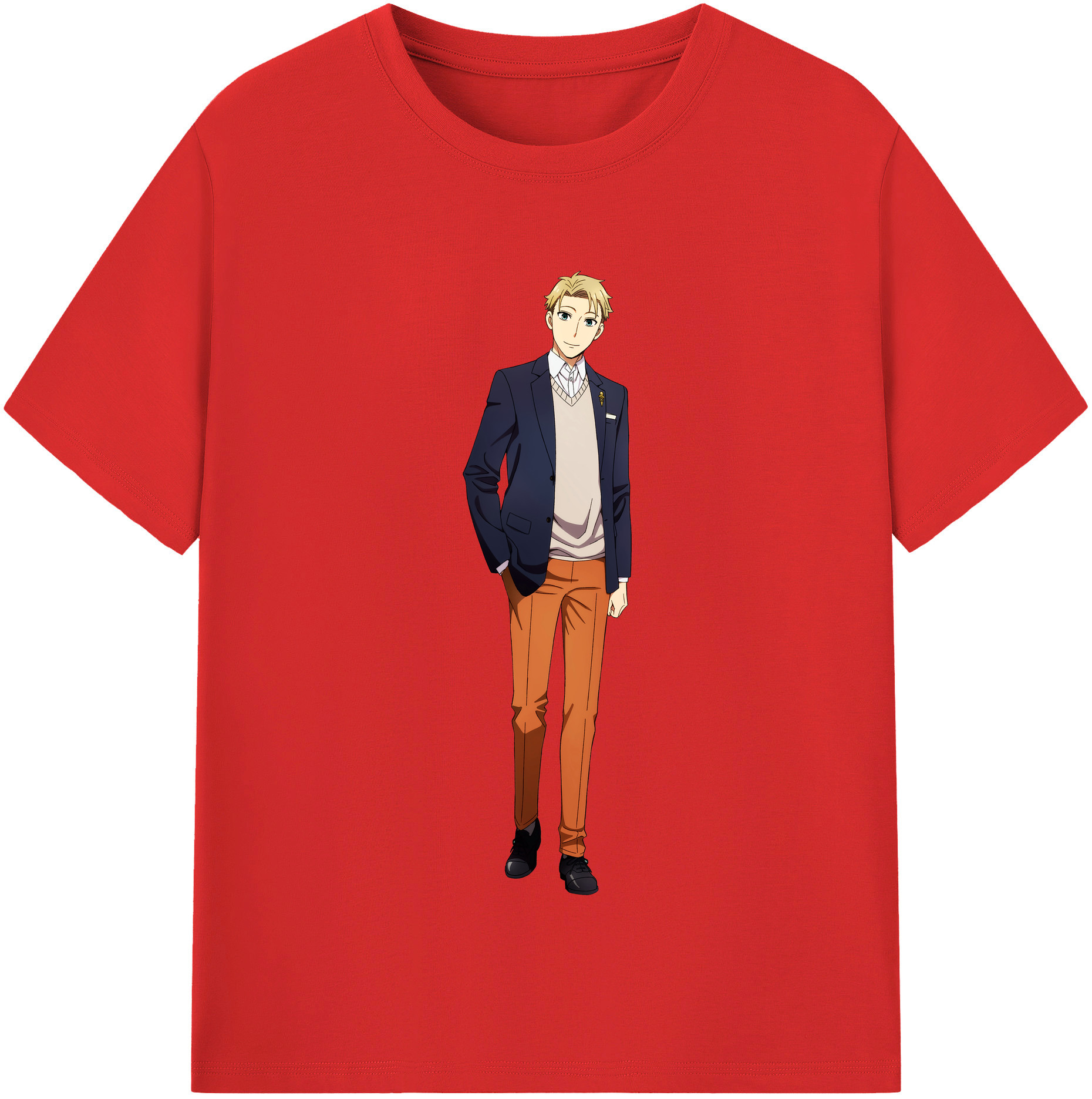 （画像用） SPY×FAMILY间谍家家酒 レディースカジュアルプリントTシャツ（綿100％）
